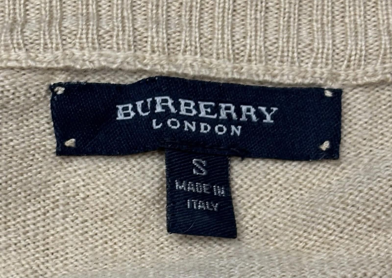 Other Burberry London Sweater Mens Small Merino Wool Nova Check Size US S / EU 44-46 / 1 - 2 Thumbnail