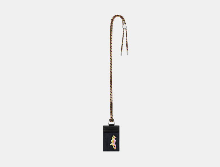 Dior o1w1db10426 2ESCH1 Size:OS / Vertical Card Holder in Black Size ONE SIZE - 2 Thumbnail