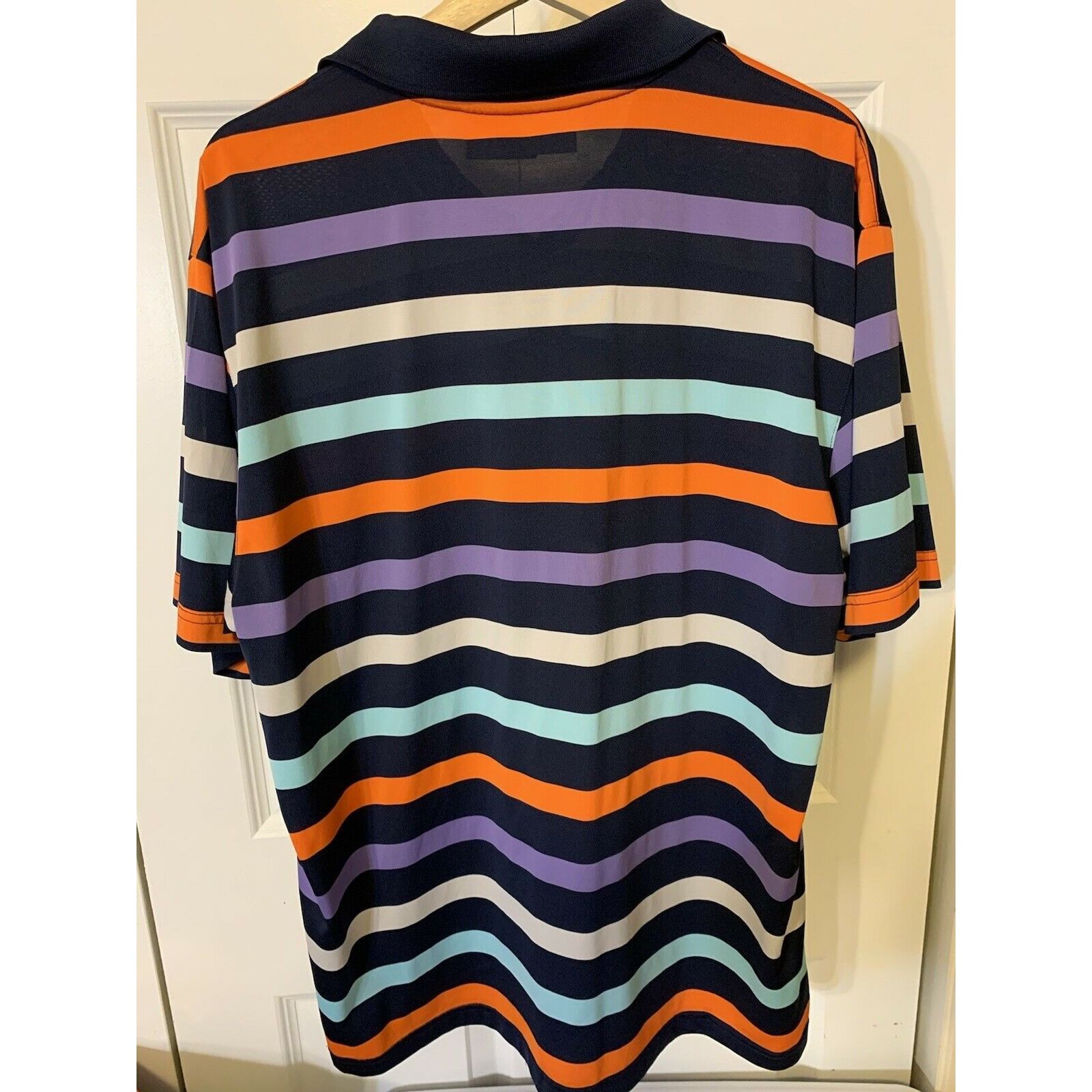 Roundtree & Yorke Roundtree & Yorke Performance polo Men’s Sz XL Striped Multi Size US XL / EU 56 / 4 - 8 Thumbnail