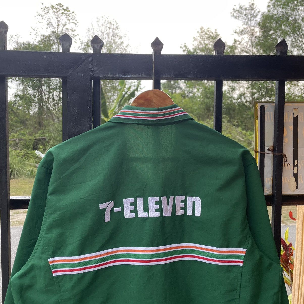 Japanese Brand 🔥🇯🇵Vintage Seven Eleven Full Zipper Workers Light Jacket Size US M / EU 48-50 / 2 - 2 Thumbnail