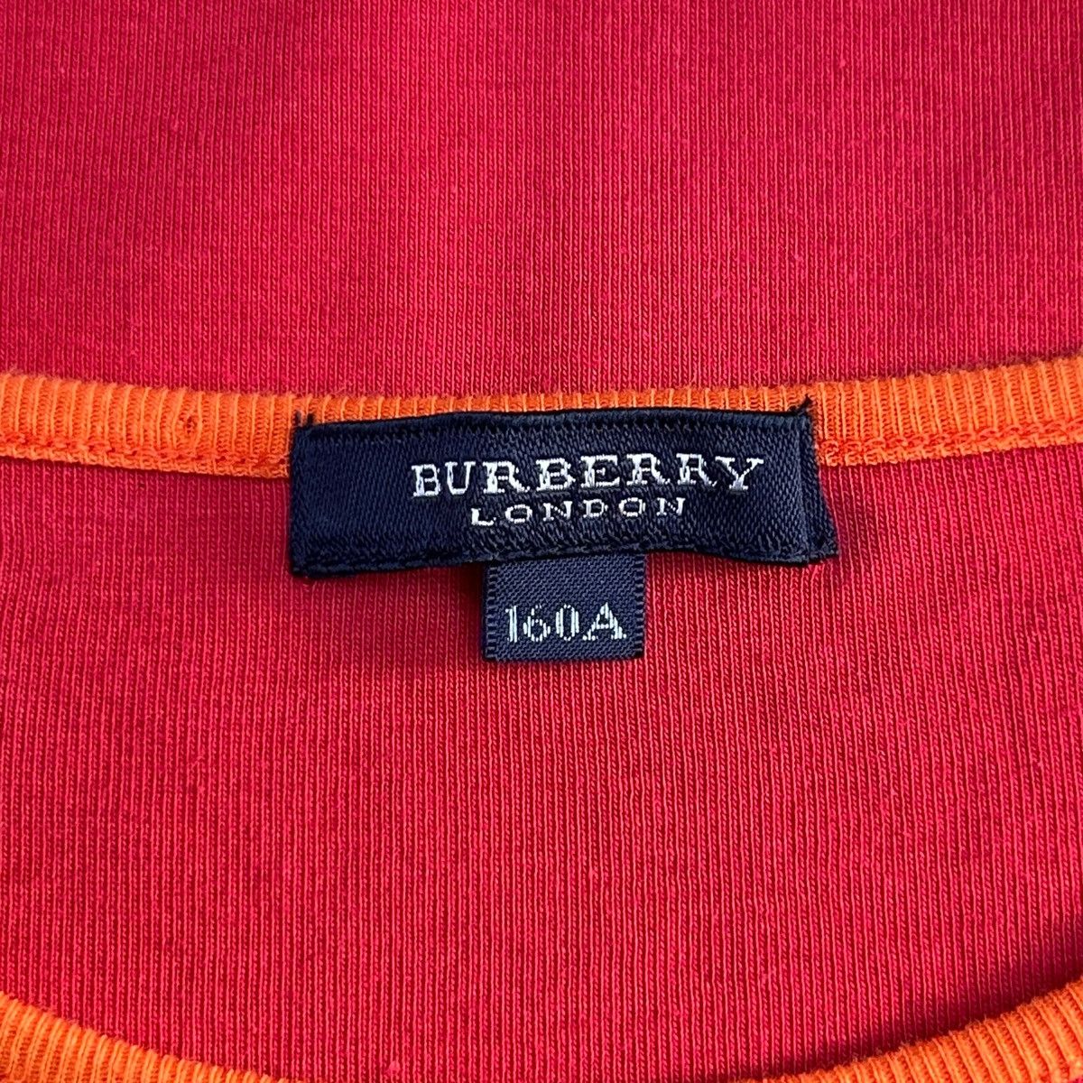 Burberry Vintage Red Burberry Spellout T Shirt Size XS / US 0-2 / IT 36-38 - 10 Thumbnail