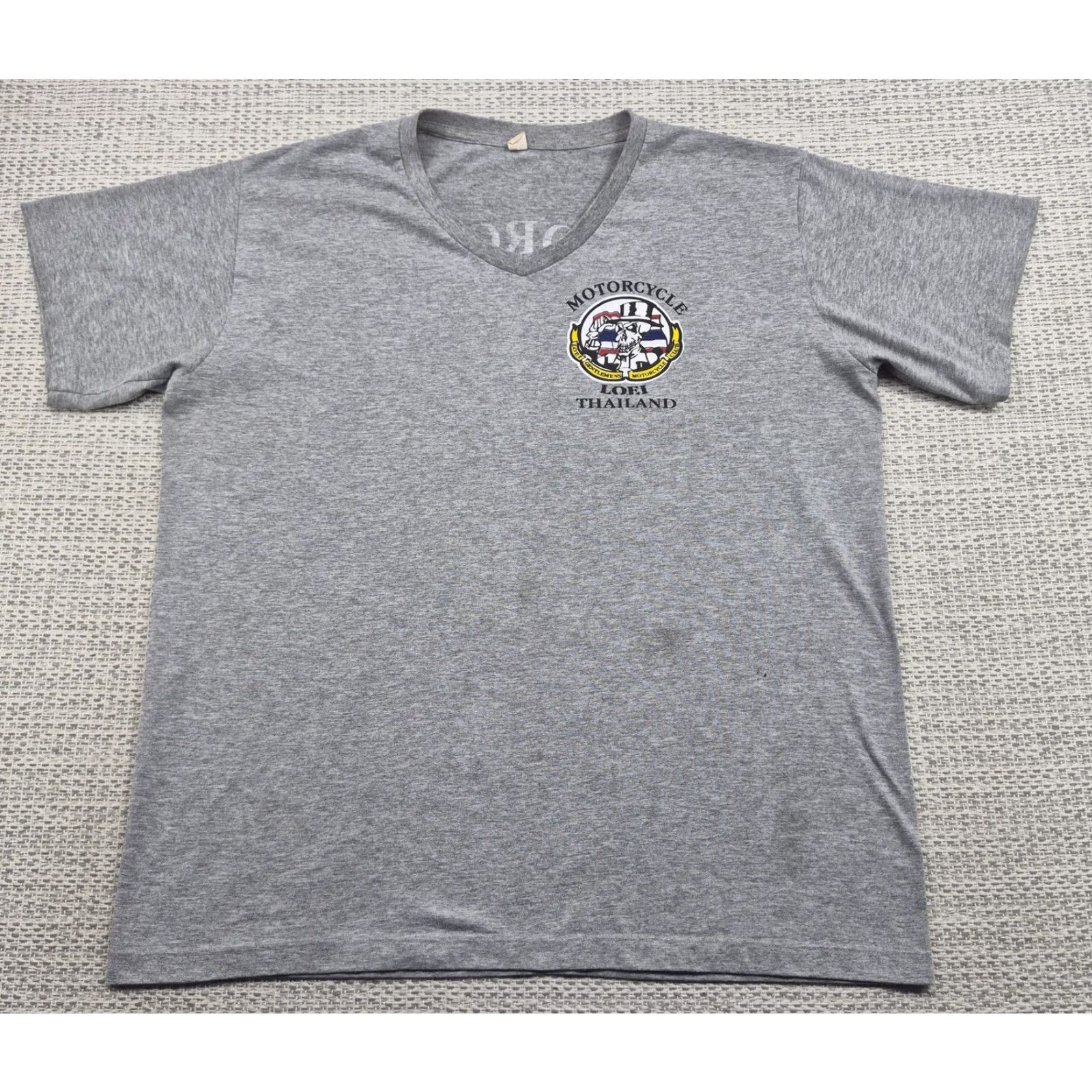 Vintage VINTAGE Loei Motorcycle Club Shirt Mens XL Gray Skull Thailand Tee Biker British Garment Shirt Mens XL Gray Skull Thailand Motorcycle Club 90s? Size US XL / EU 56 / 4 - 3 Thumbnail