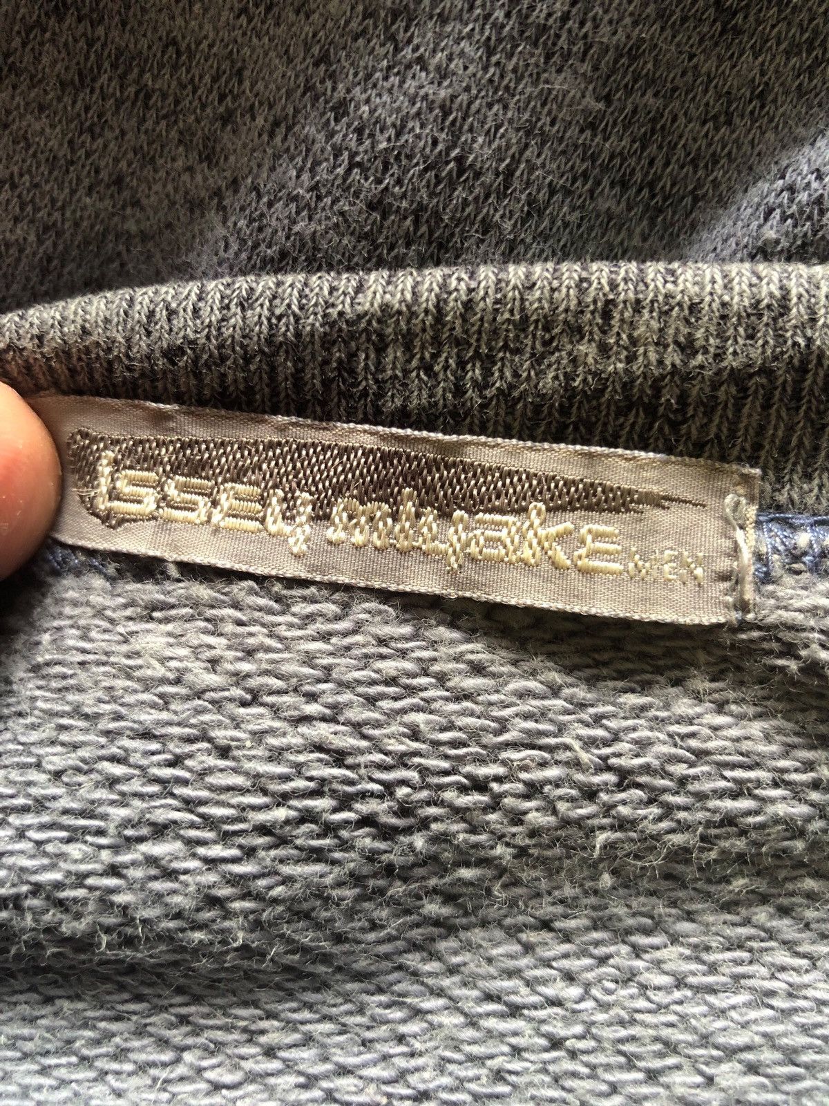 Issey Miyake × Vintage Vintage Issey Miyake Crewneck Sweatshirt Big Logo Spell Out Size US M / EU 48-50 / 2 - 6 Thumbnail