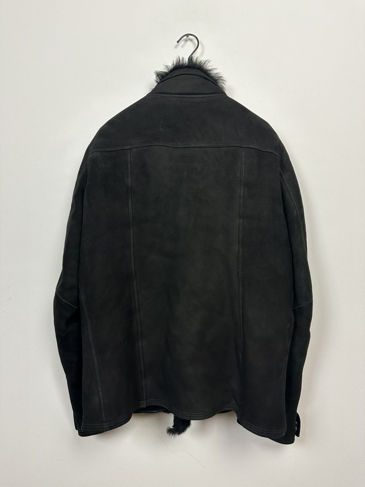 Rick Owens FW15 ‘SPHINX’ Shearling Geo Jacket Size US L / EU 52-54 / 3 - 5 Thumbnail