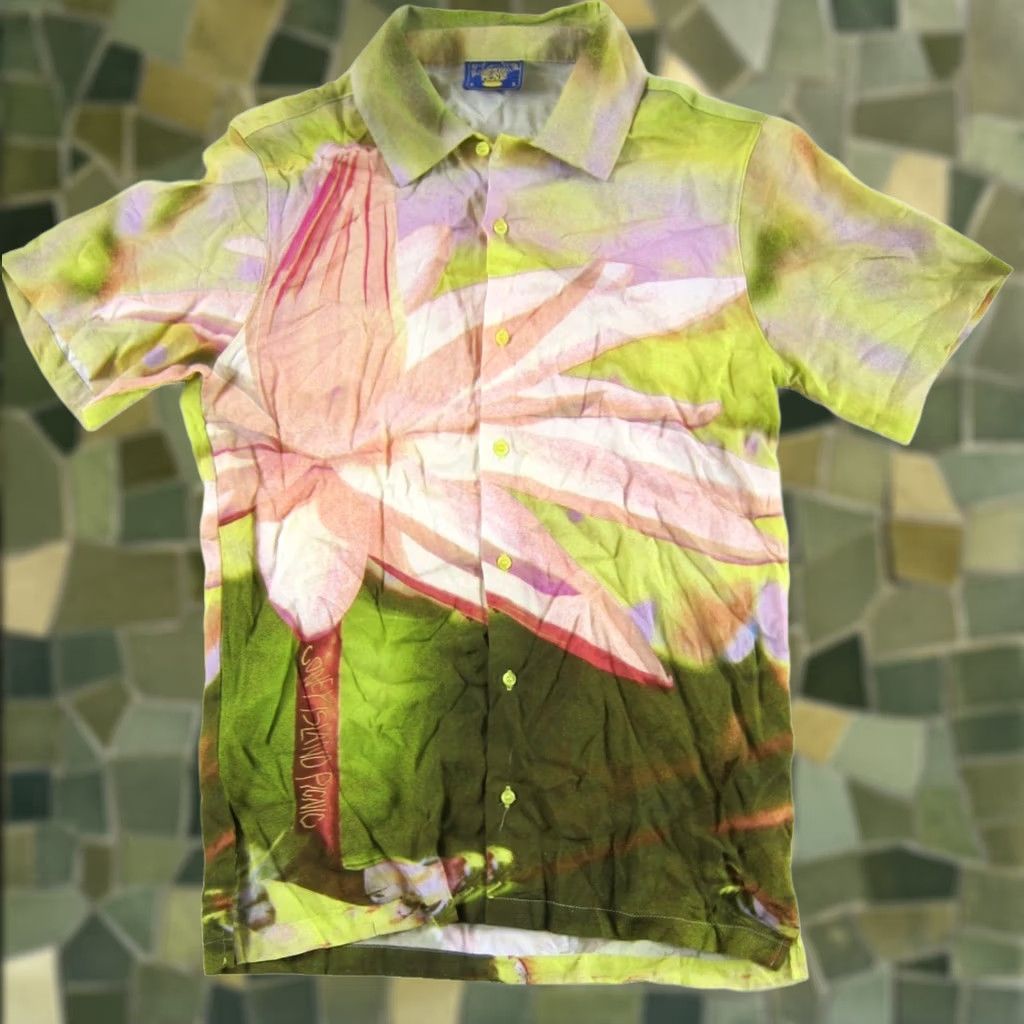 Pinko Coney Island Picnic Shirt Men S Floral Short Sleeve Button-Up Hawaiian Rayon Pink Green Floral Pattern, Vintage? No, Regular Fit, 100% rayon, White? Size US S / EU 44-46 / 1 - 1 Thumbnail