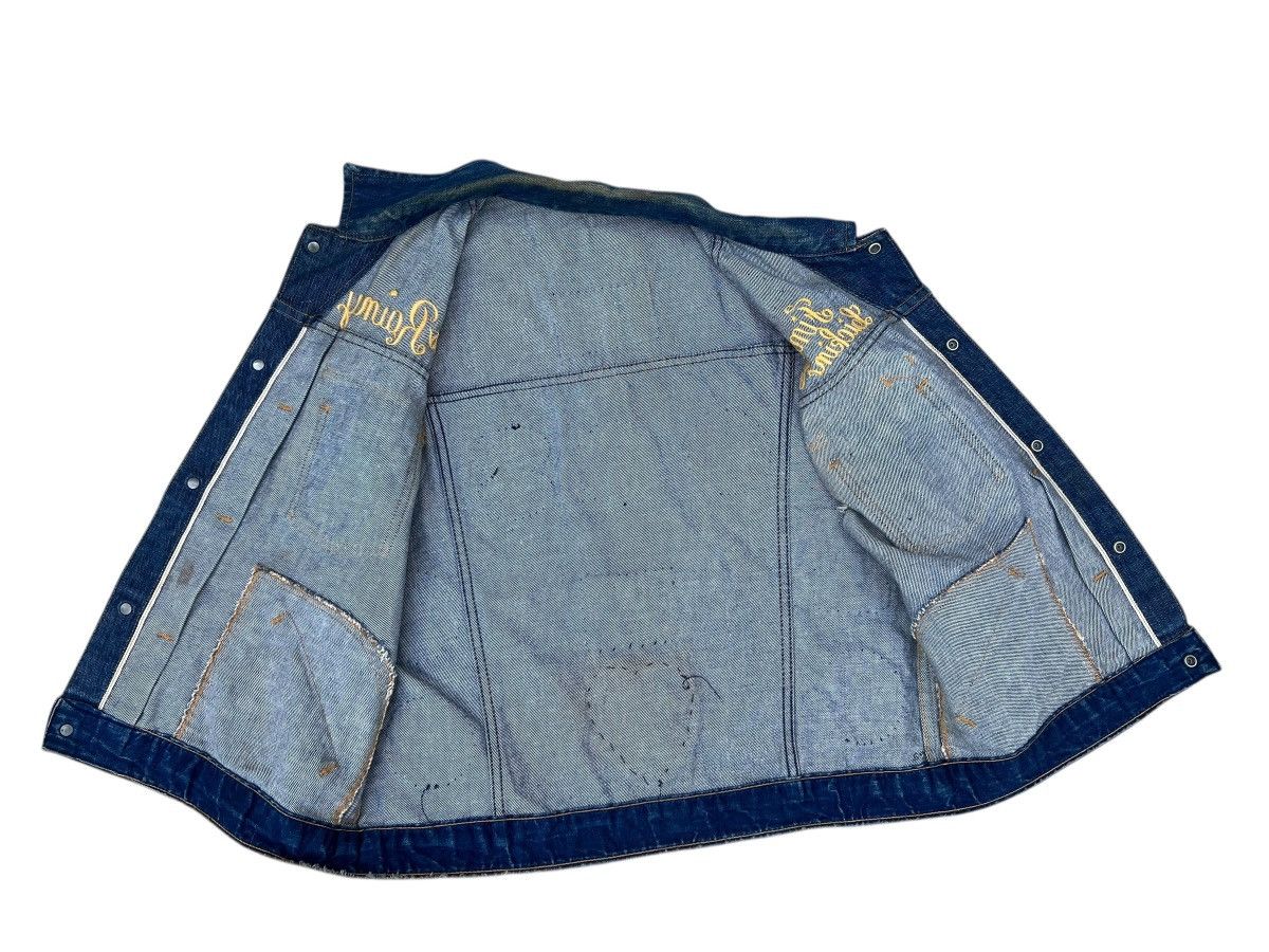 Vintage RARE! 60s Hippie Selvedge Denim Vest Size US L / EU 52-54 / 3 - 13 Thumbnail