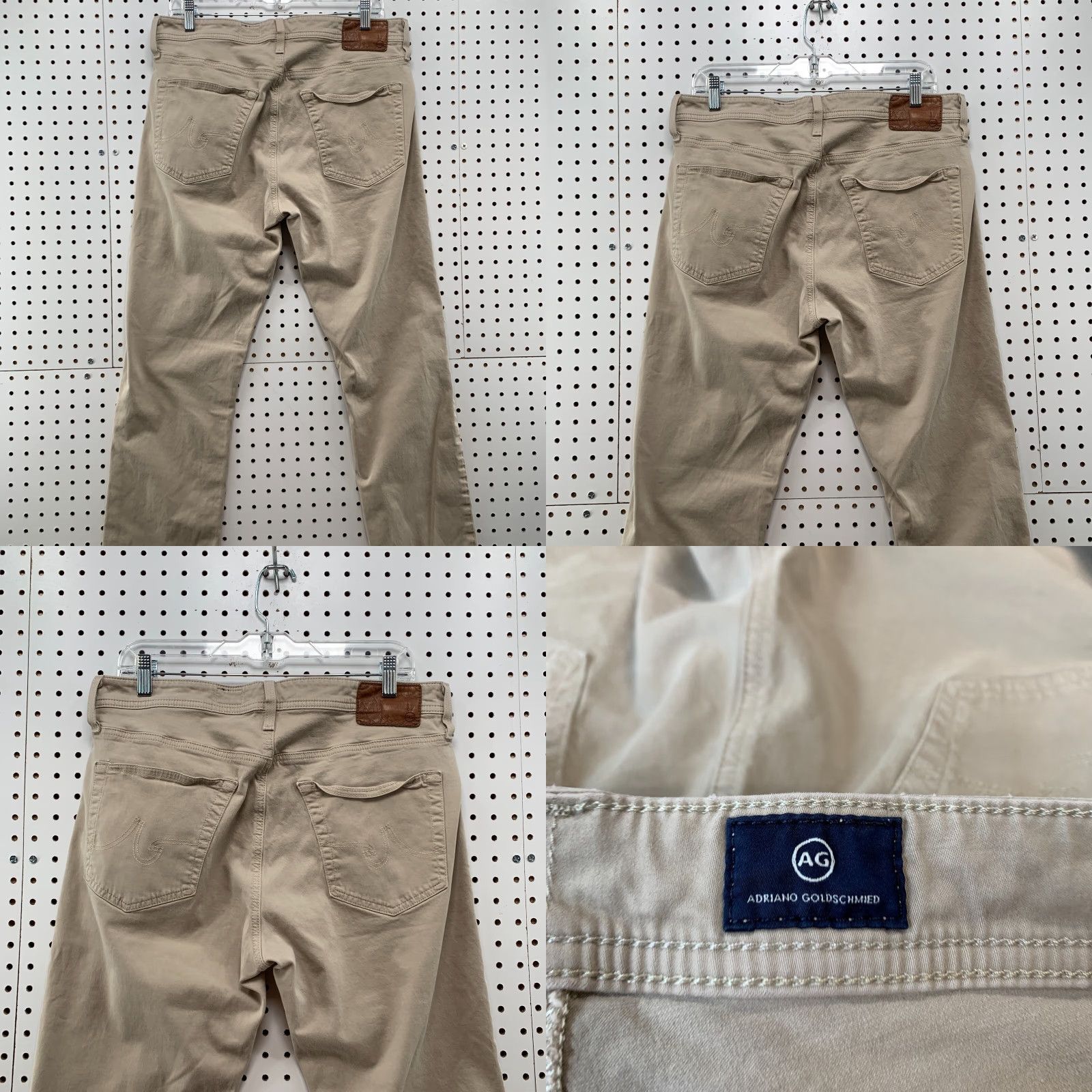 Vintage VINTAGE AG Adriano Goldschmied Chino Pants Beige Tan Size 34 35X28 Unisex Adults Pants Beige Tan 34 35X28 Regular Inseam 28 M L Mens Womens Girls Boys Size US 34 / EU 50 - 8 Thumbnail