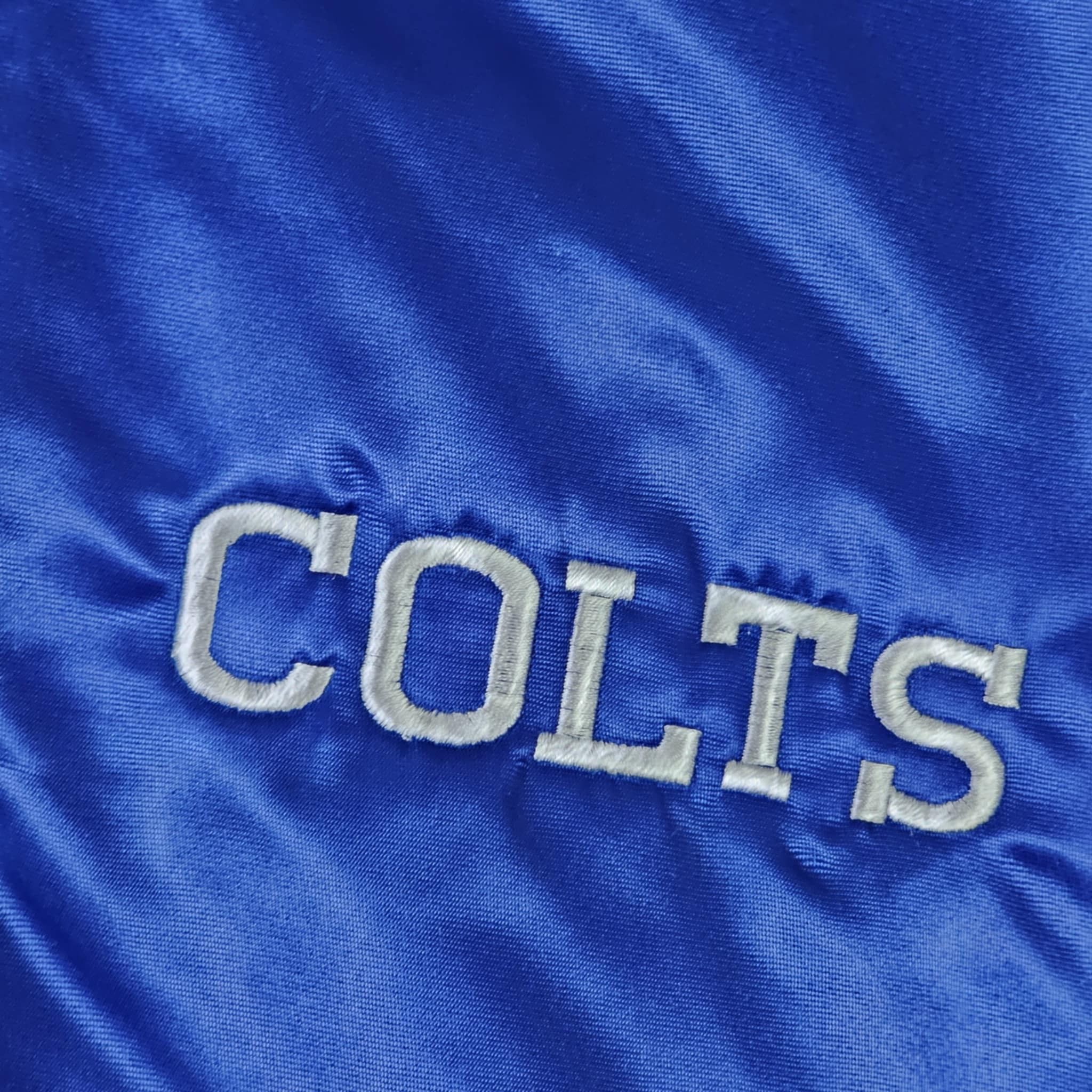 Chalk Line × NFL × Vintage Indianapolis Colts Vintage 80s Chalk Line Bomber Jacket Size US L / EU 52-54 / 3 - 4 Thumbnail