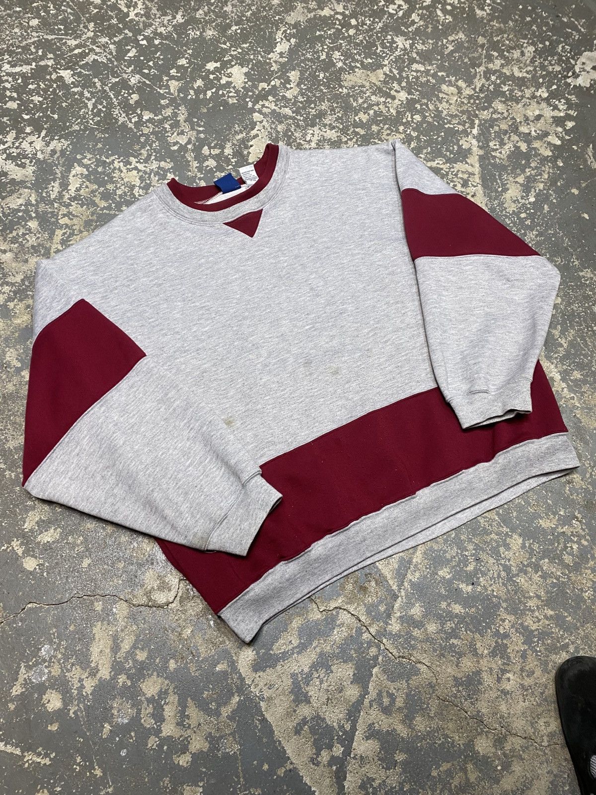 Vintage Vintage First Run Blank Stripe Pullover Crewneck Sweatshirt Size US XL / EU 56 / 4 - 8 Thumbnail