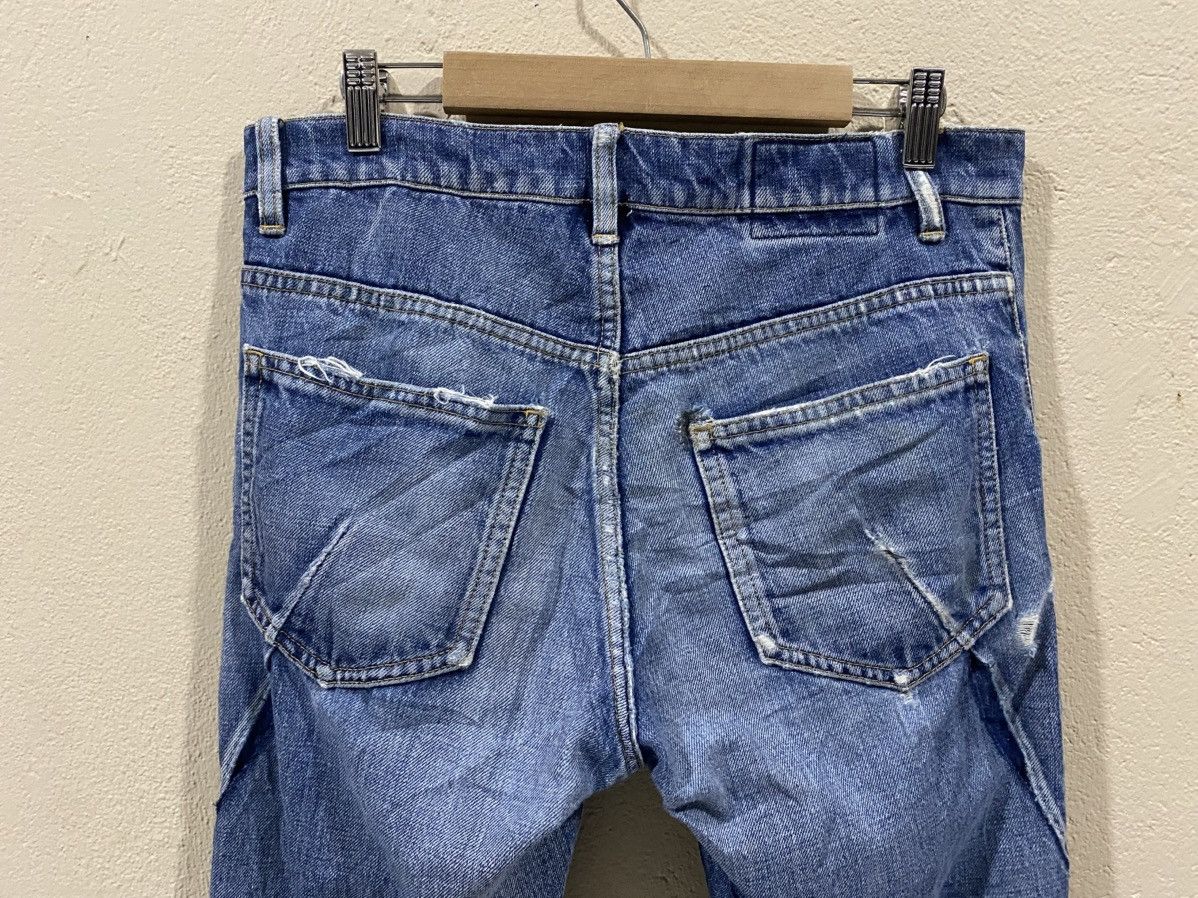 Attachment × Kazuyuki Kumagai Attachment Attachment Thrashed J Cut Flared Jeans Size US 30 / EU 46 - 6 Thumbnail