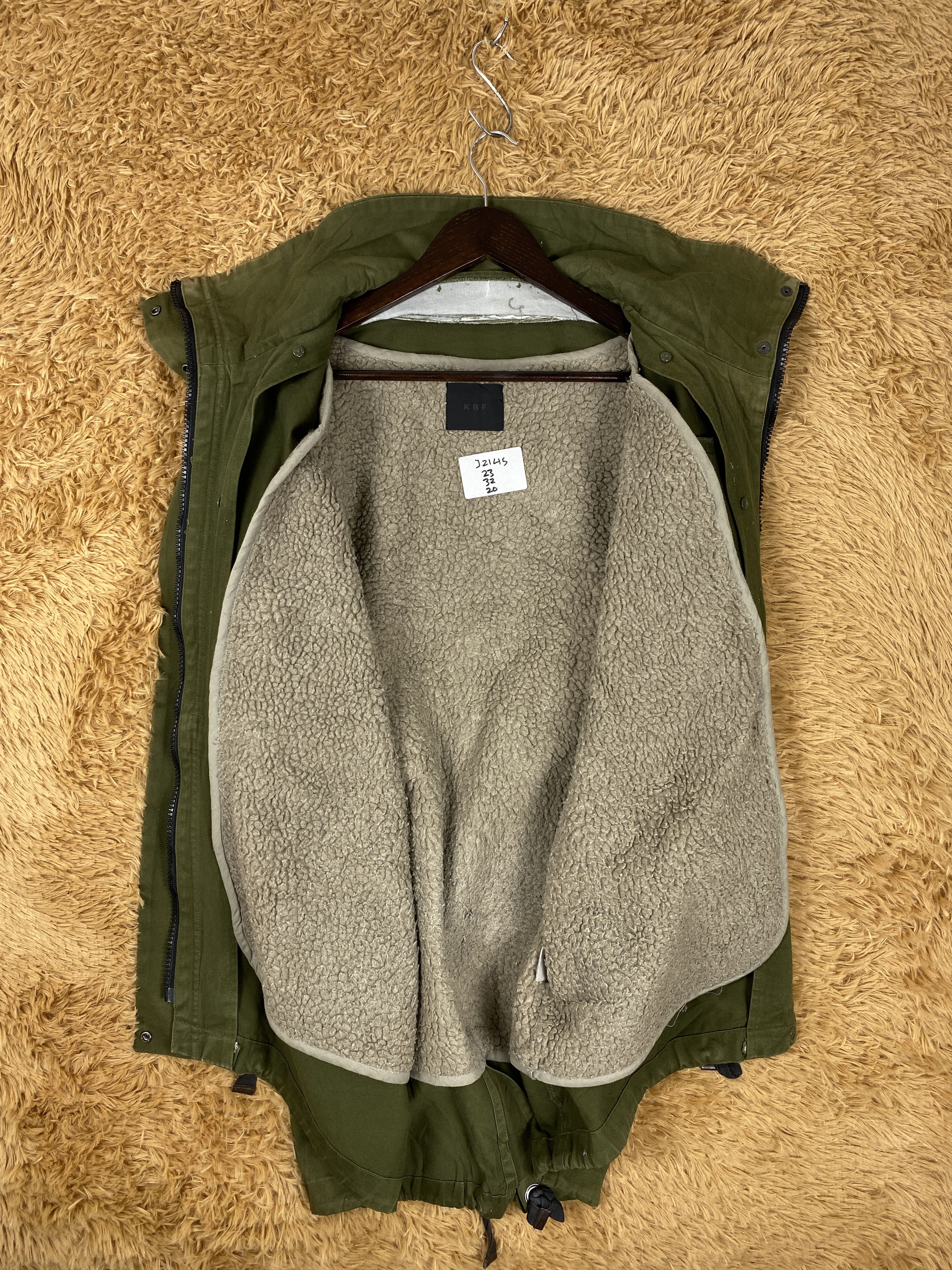 Japanese Brand Vintage K B F Sherpa Lining Parkas Jacket J2145 Size US S / EU 44-46 / 1 - 6 Thumbnail
