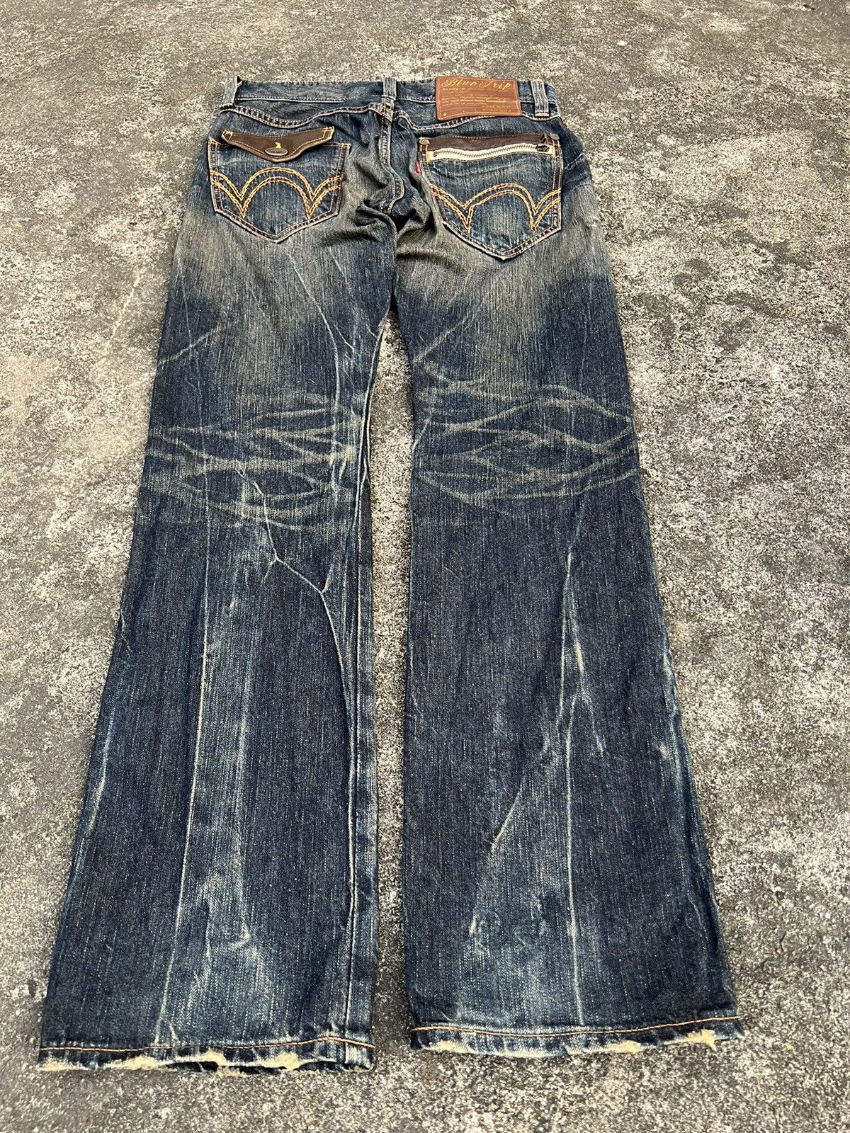 Edwin × If Six Was Nine × Japanese Brand EDWIN 503 BLUE TRIP PUNK JEANS VERY RARE Size US 31 - 2 Thumbnail