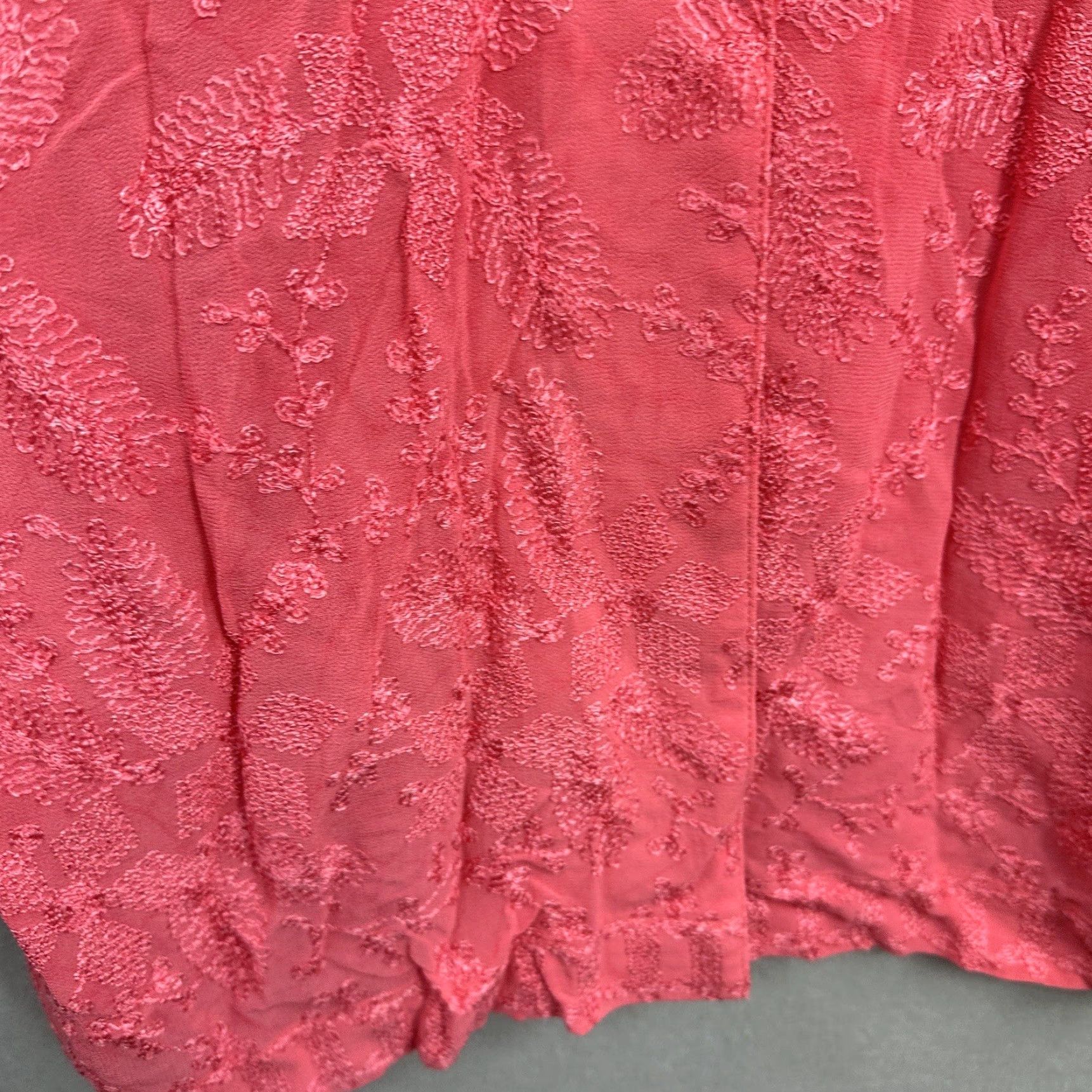 Vintage VINTAGE Dorothy Schoelen Shirt Womens L Pink 90s Vintage Boho Kimono Embroidered Y2K Platinum By Dorothy Schoelen Artsy Jacket Quiet Luxury Size L / US 10 / IT 46 - 5 Thumbnail