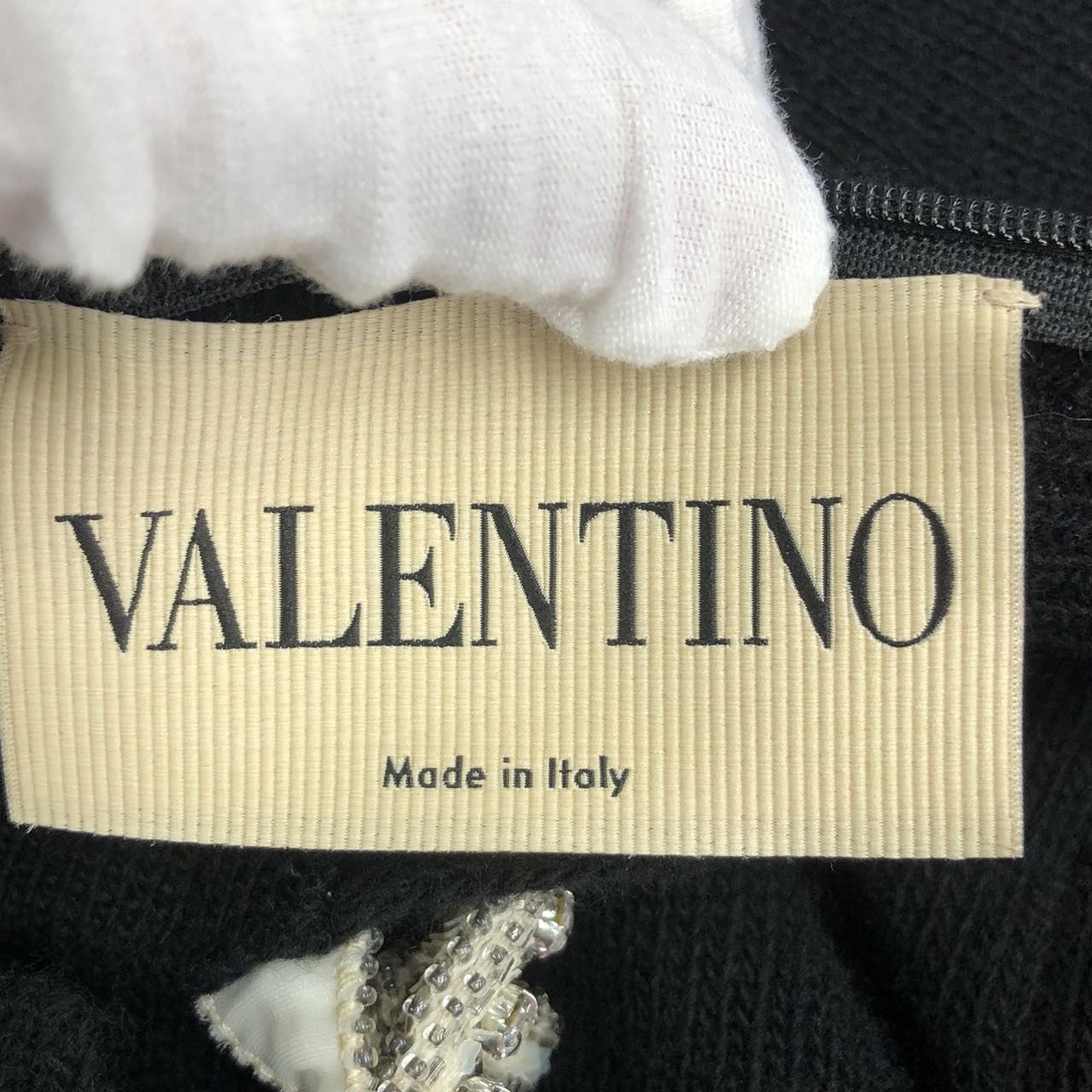 Valentino Valentino Collection Black Wool Knit Sweater K26WX Size S / US 4 / IT 40 - 3 Thumbnail