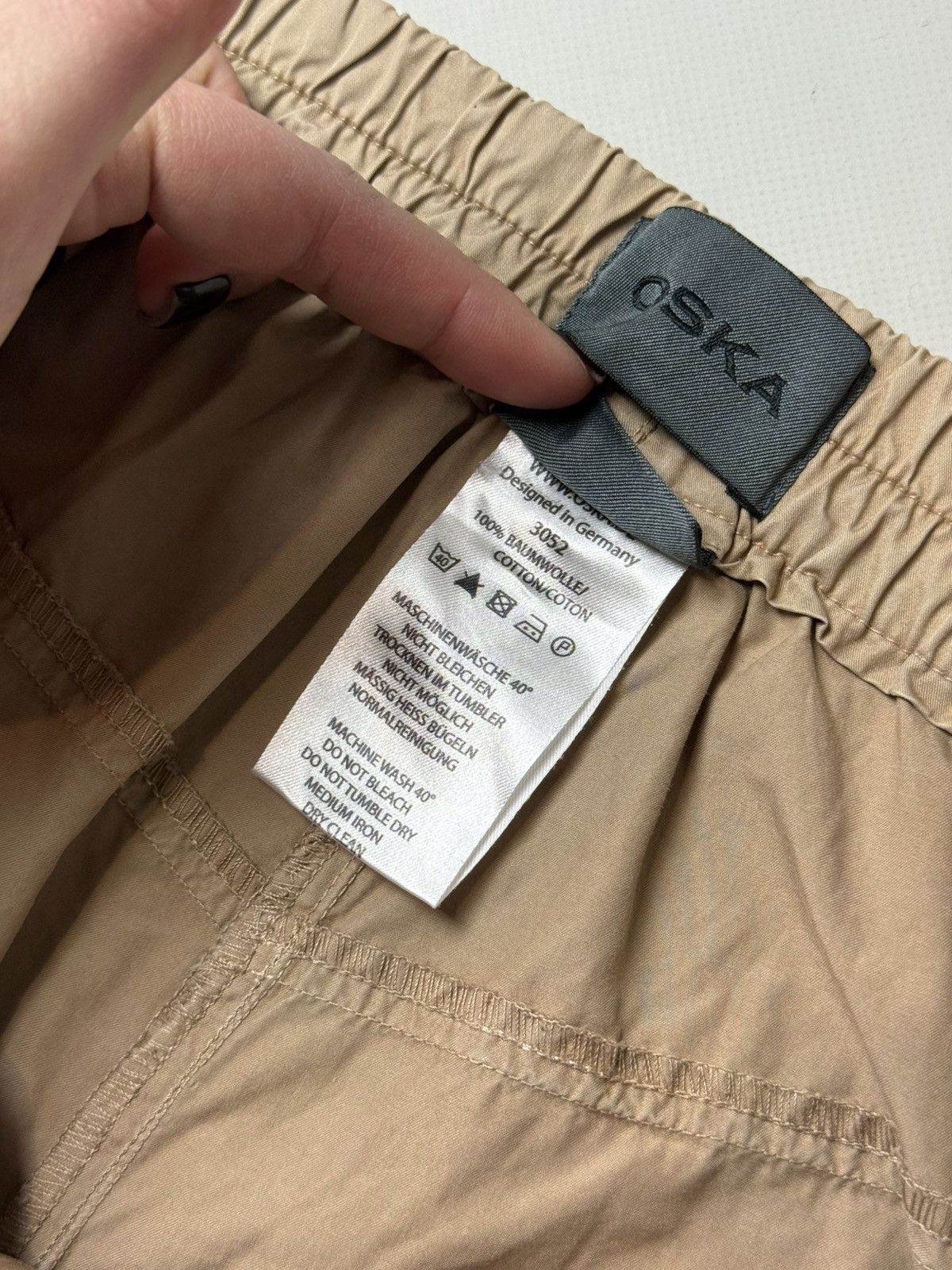 OSKA Oska Ladies Avant-Garde Cotton Chino Pants Trousers Size 3 Size 32" / US 10 / IT 46 - 14 Thumbnail