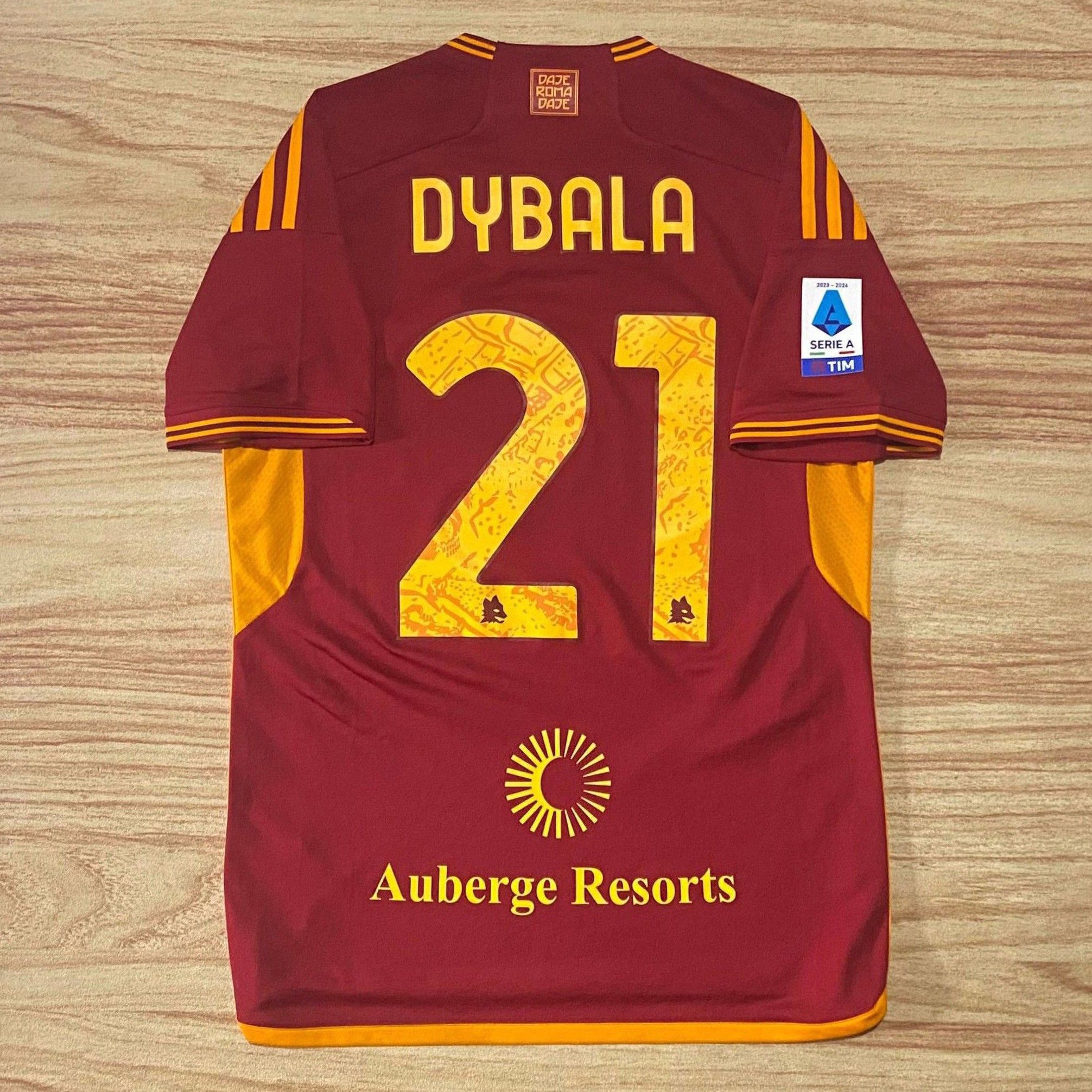 Adidas AS Roma 2023-2024 Home Jersey Paulo Dybala Size US M / EU 48-50 / 2 - 2 Thumbnail