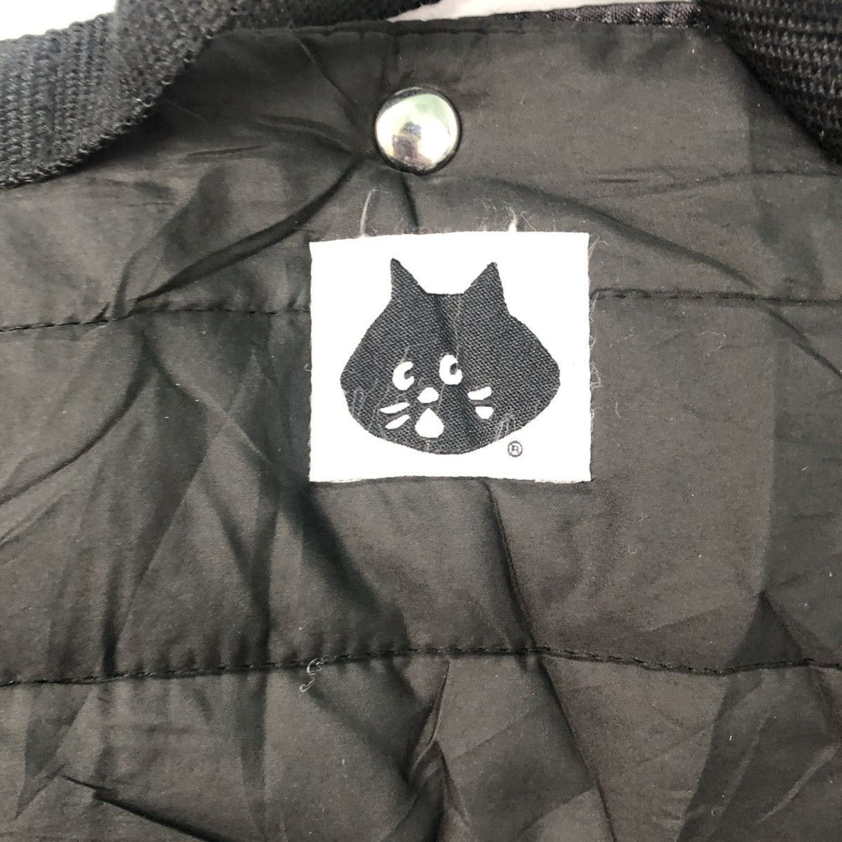 Tsumori Chisato ‼️YES‼️ NE NET NYA SURPRISE CAT BLACK PUFFER QUILTED SLING BAG Size ONE SIZE - 4 Thumbnail
