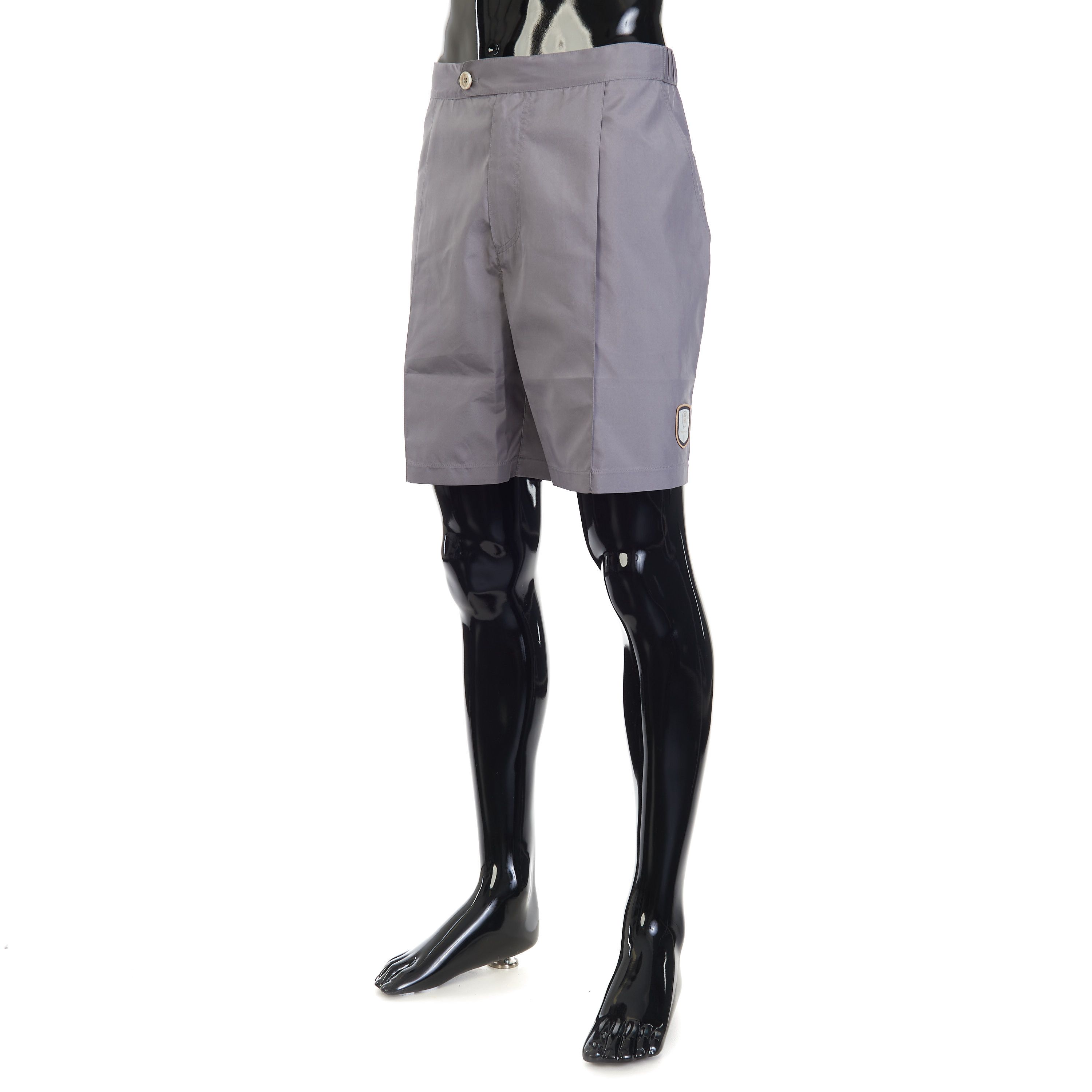 Brunello Cucinelli Grey Comfort Nylon Bermuda Shorts - Logo Size 2XL Size US 38 / EU 54 - 2 Thumbnail
