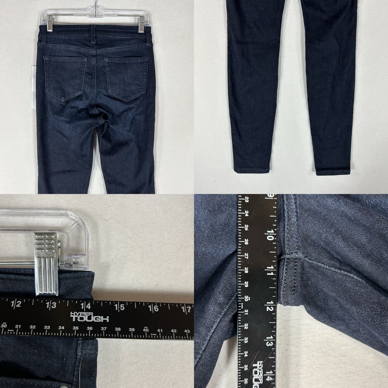 Essentials Amazon Essentials Jeans Womens 2 High Rise Skinny Dark Wash Denim NWT 31 in Inseam Mens? Size 26" / US 2 / IT 38 - 9 Thumbnail