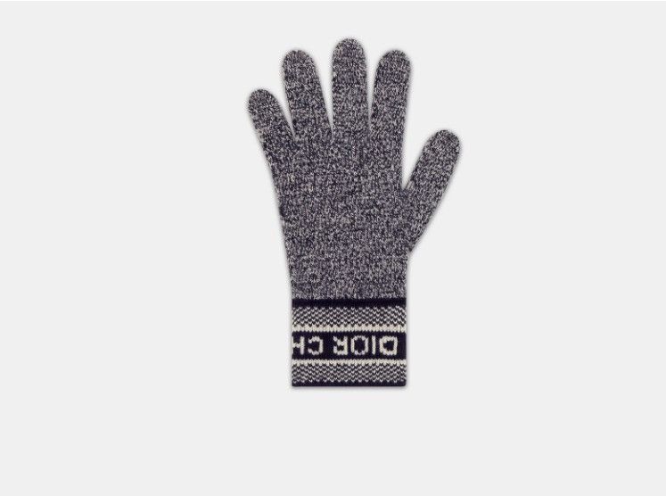 Dior o1w1db10325 Size: OS / 15DW Gloves in Navy Blue Size ONE SIZE - 2 Thumbnail