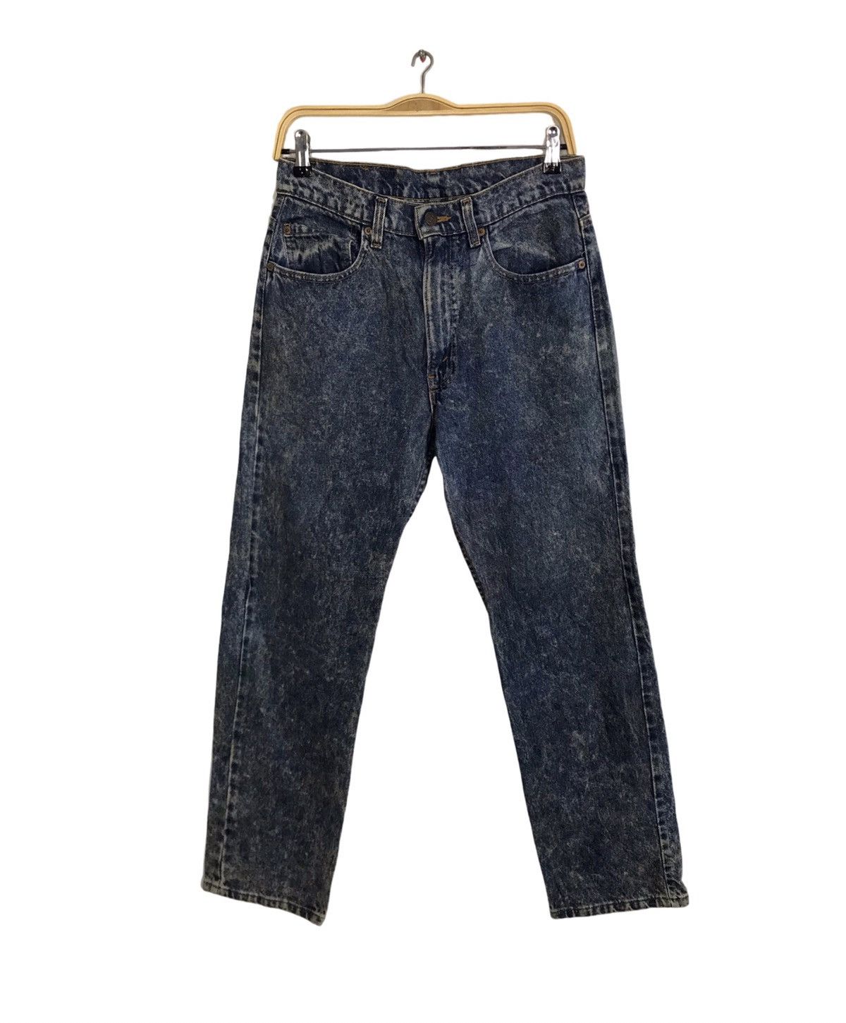 Levi's Vintage Clothing Levi's Lot 505 Zipper Indigo Denim Cu Acid Wash Size US 29 - 2 Thumbnail