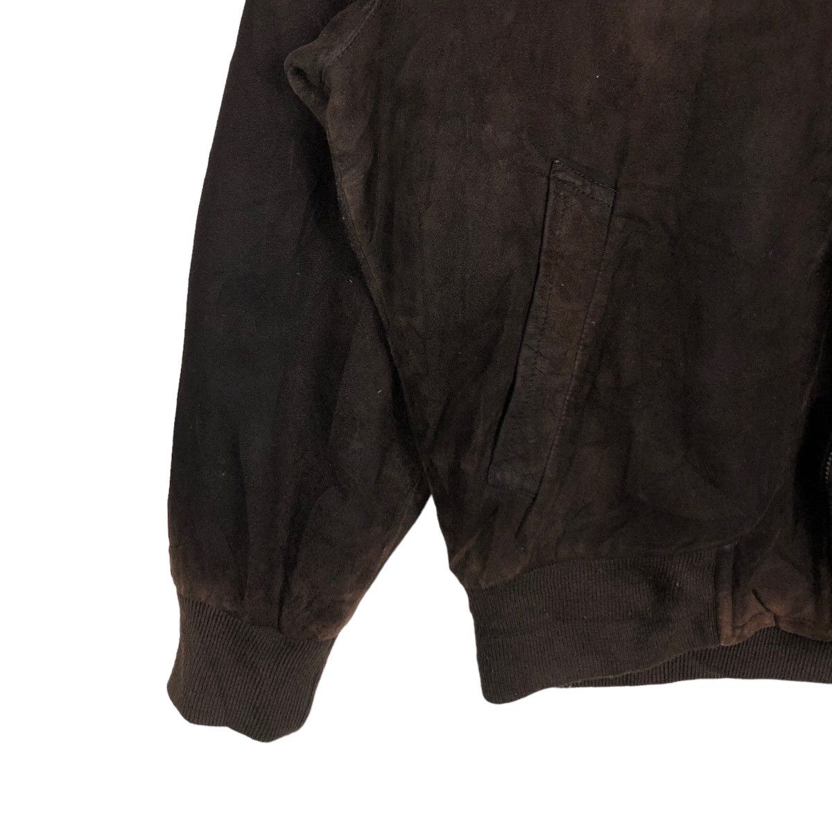 Issey Miyake 🔥90s VINTAGE GENUINE LEATHER BOMBER JACKET ROPE ISSEYMIYAKE Size US M / EU 48-50 / 2 - 4 Thumbnail