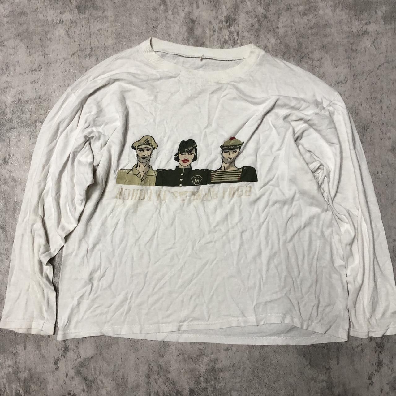 Other White long sleeve vintage 90s graphic tee Size US M / EU 48-50 / 2 - 1 Thumbnail