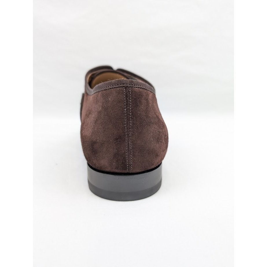 Christian Louboutin o1rshd1 Patent Calf Tresse Provence Lace Up Shoes Dark Brown Size US 11.5 / EU 44-45 - 12 Thumbnail