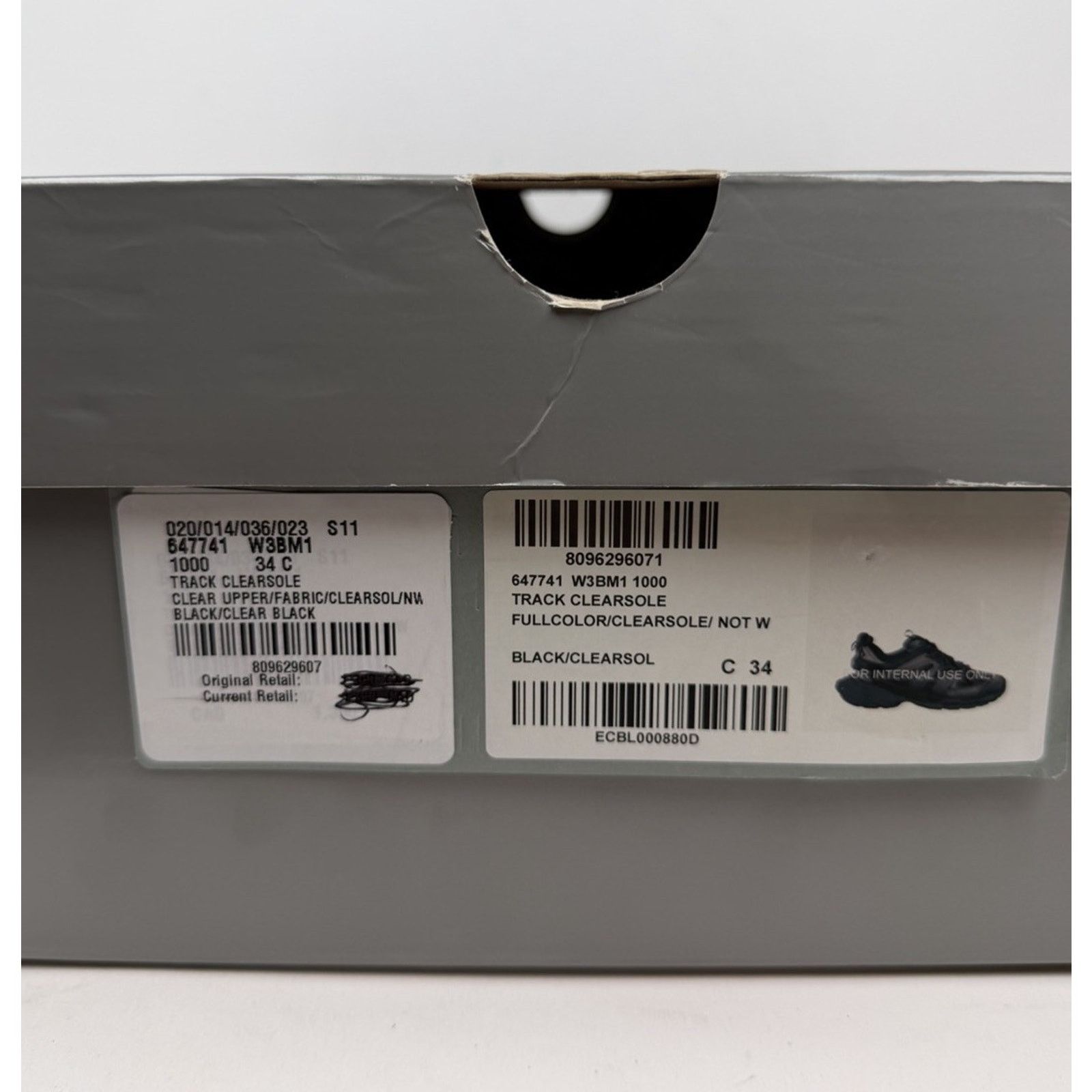 Balenciaga Size 34EU/4W - Balenciaga Track Clear Sole NEW Size US 4 / IT 34 - 10 Thumbnail