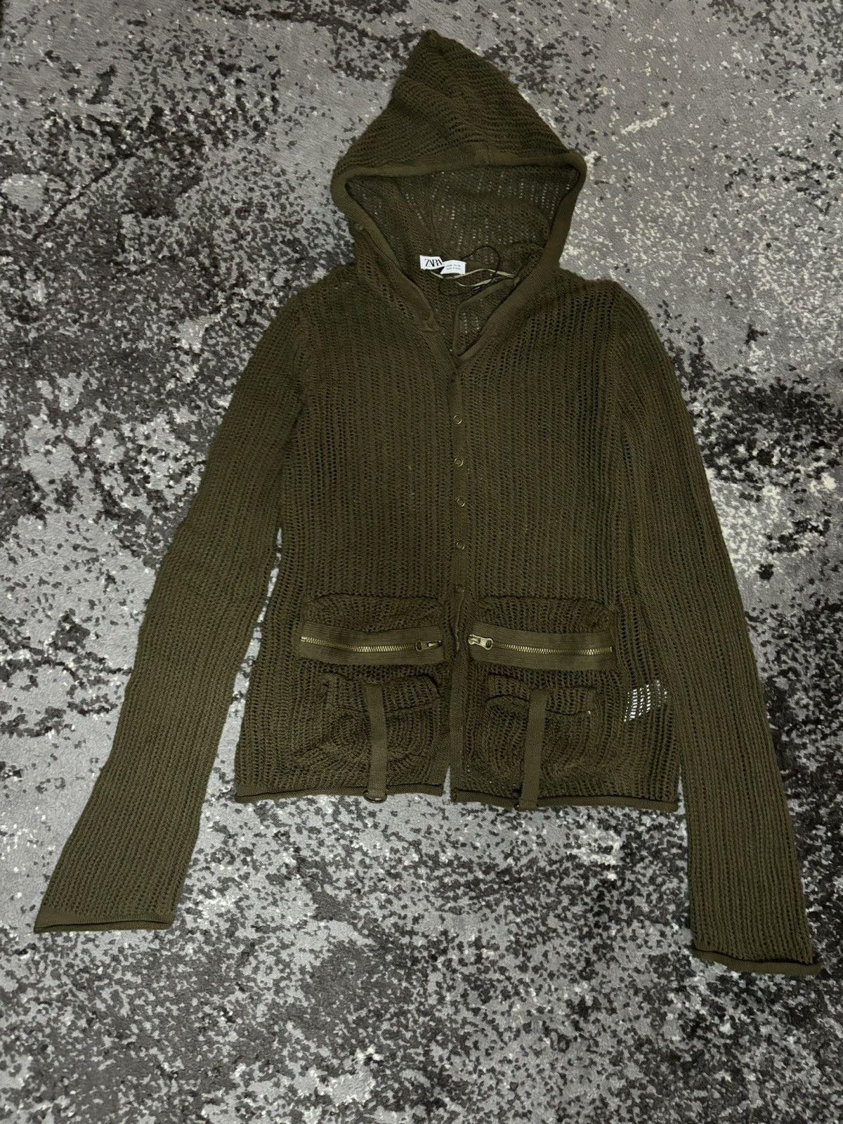 Vintage × Zara Vintage green y2k Zara jacket Size M / US 6-8 / IT 42-44 - 1 Thumbnail