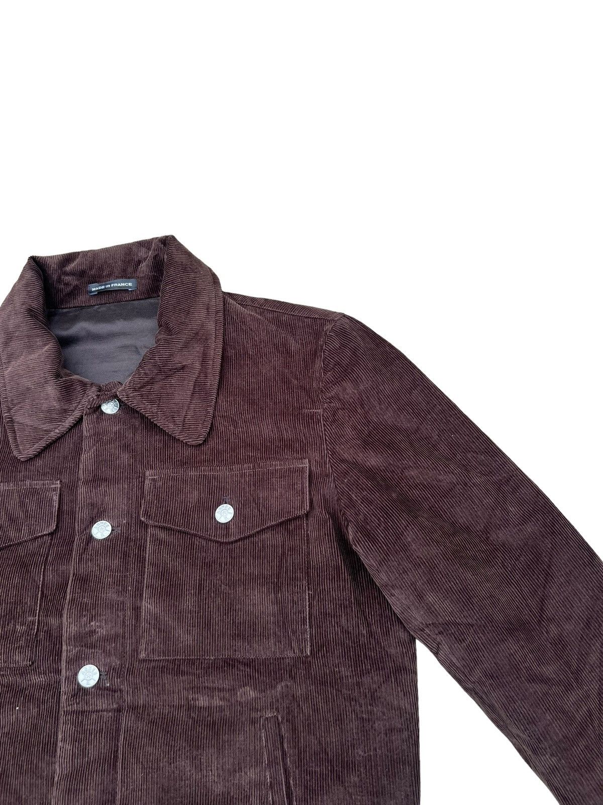 agnes b. Vintage 90s Agnes B. Homme Paris Lined Corduroy Jacket Size US M / EU 48-50 / 2 - 6 Thumbnail