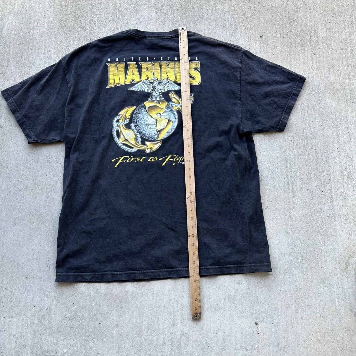 Vintage Vintage United States Marine Corps T Short Xl Black Y2K Size US XL / EU 56 / 4 - 6 Thumbnail