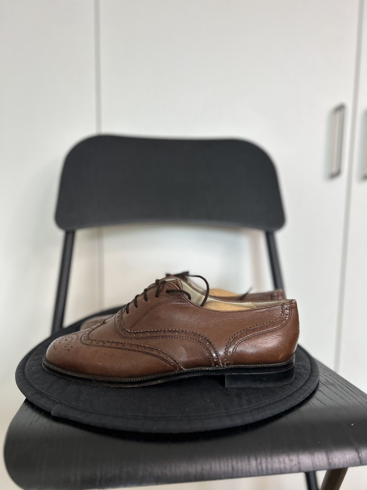 Bally × Vintage Bally brown leather vintage brogues UK7 US8 Size US 8 / EU 41 - 3 Thumbnail
