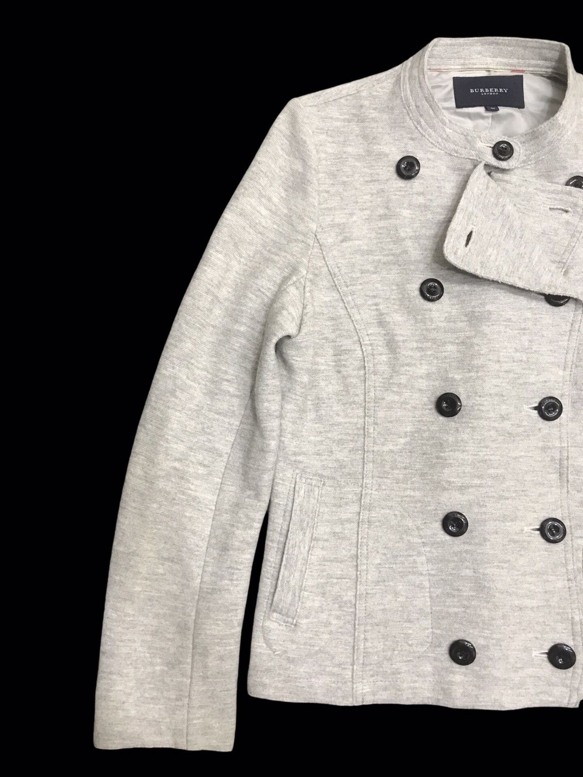 Burberry × Designer 💥DESIGNER💥RARE BURBERRY SWEAT DOUBLE BREAST CARDIGAN F260 Size S / US 4 / IT 40 - 6 Thumbnail
