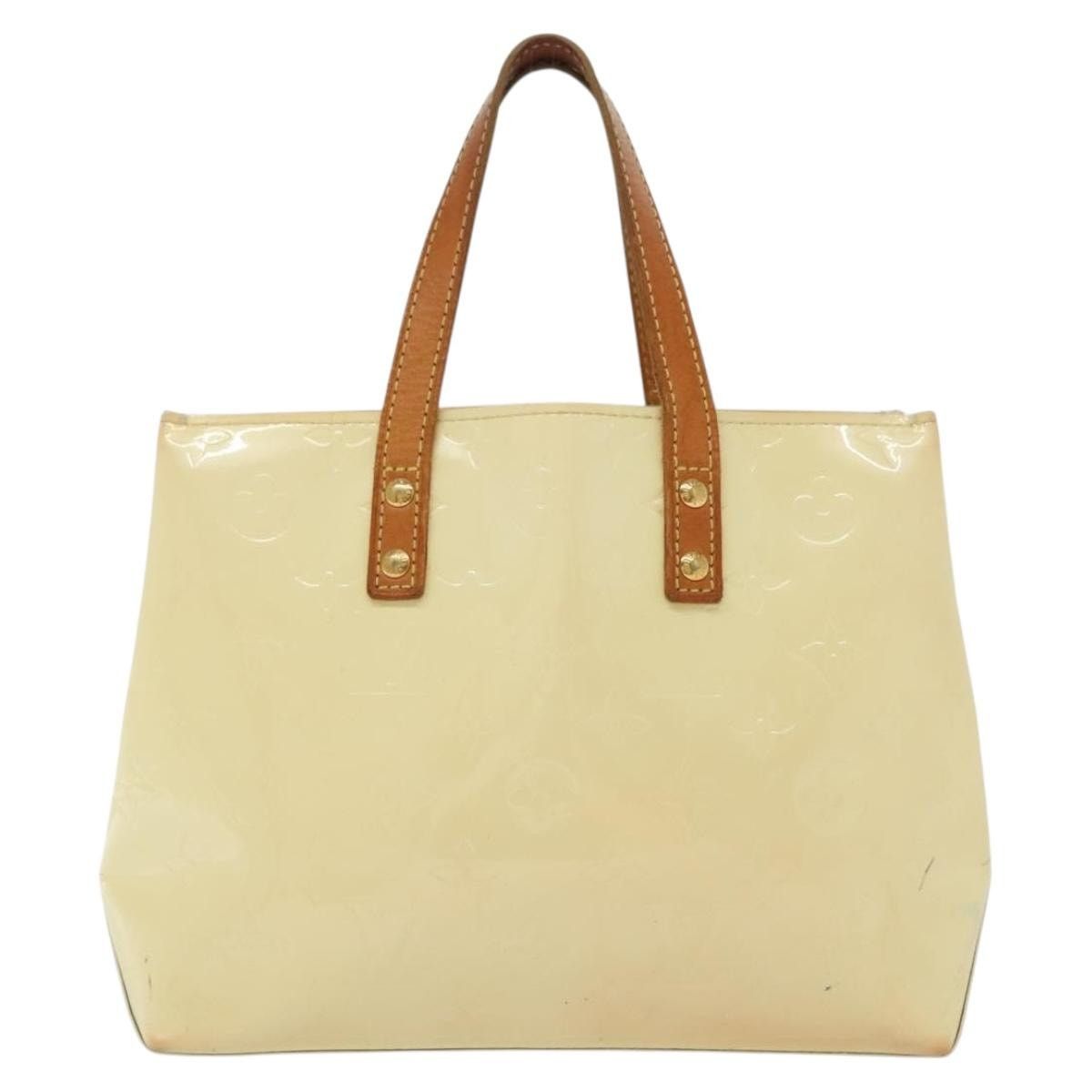 Louis Vuitton LOUIS VUITTON Monogram Vernis Reade PM Hand Bag Perle M91336 Size ONE SIZE - 13 Thumbnail