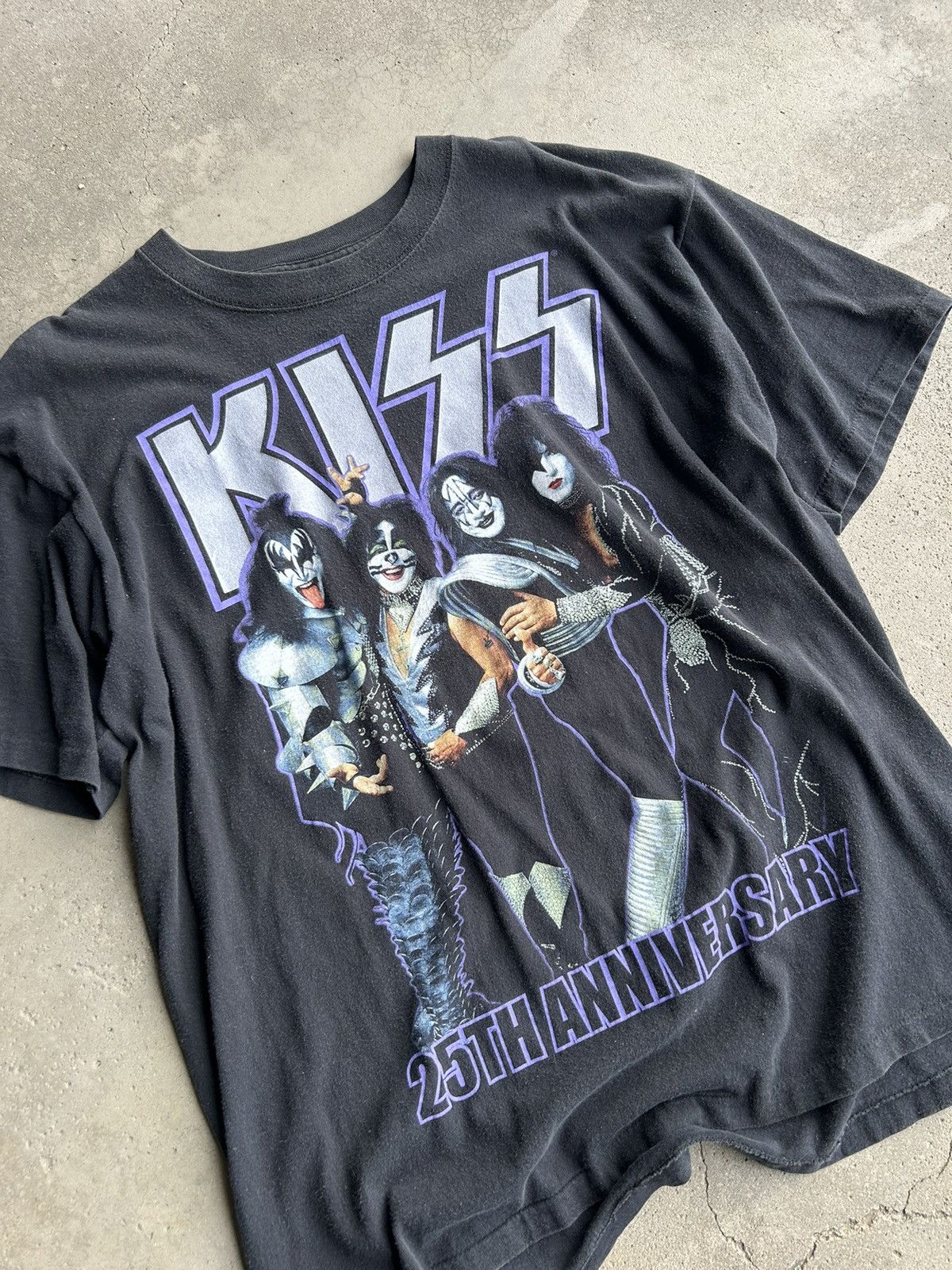 Band Tees 1999 KISS 25th Anniversary Tour Merch Concert Size US XL / EU 56 / 4 - 2 Thumbnail