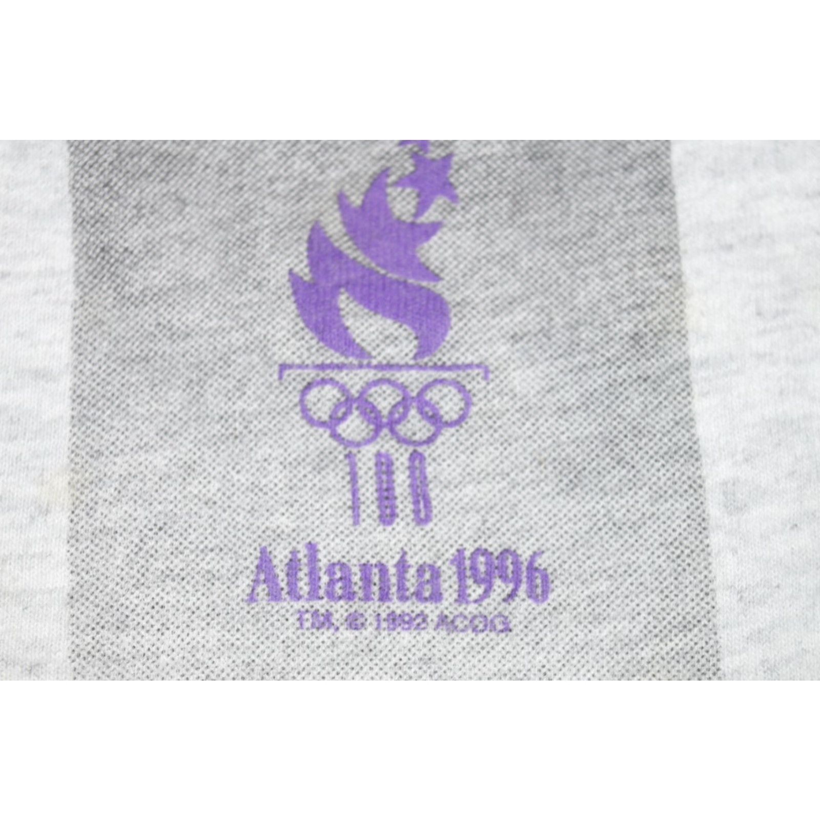 Champion VINTAGE Champion 1996 Olympics Atlanta Summer Games Pixel Shirt Adult XXL Gray Crew Neck Short Sleeve Men Mens Size US XXL / EU 58 / 5 - 3 Thumbnail