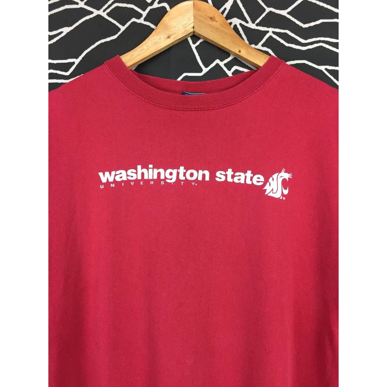 Vintage Vtg Washington State University Spell Out Logo Tee Size XL Size US XL / EU 56 / 4 - 3 Thumbnail