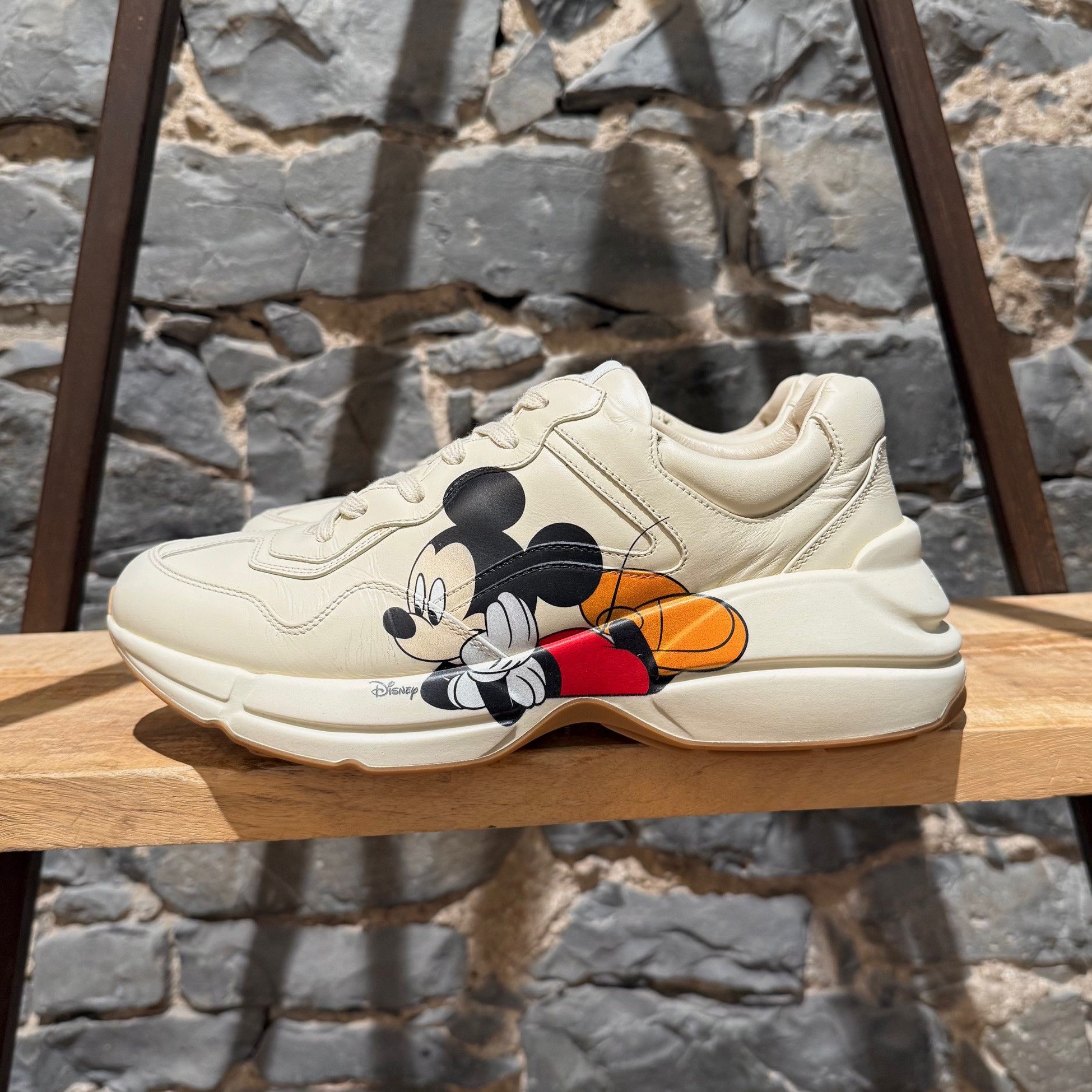 Disney × Gucci Gucci X Disney Rhyton Ivory Chunky Sneakers - 8.5 UK Size US 9.5 / EU 42-43 - 2 Thumbnail