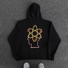 VIBE Vintage Street Hip Hop Fun Funny Print Hooded Sweatshirt Size US XXL / EU 58 / 5 - 4 Thumbnail