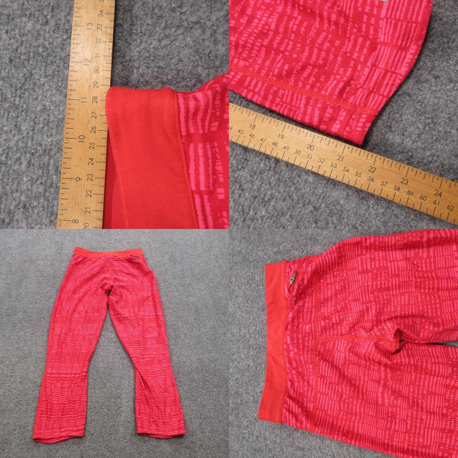Nike VINTAGE: Nike Dri-FIT Pants Womens Small Just Do It Graphic Running Athletic Size 28" / US 6 / IT 42 - 8 Thumbnail