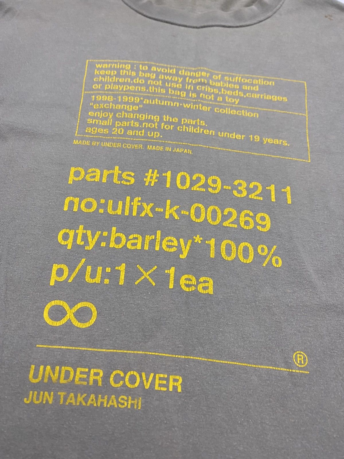 Jun Takahashi Rare AW98 Vintage OG Undercover Jun Takahashi “exchange” Size US L / EU 52-54 / 3 - 3 Thumbnail