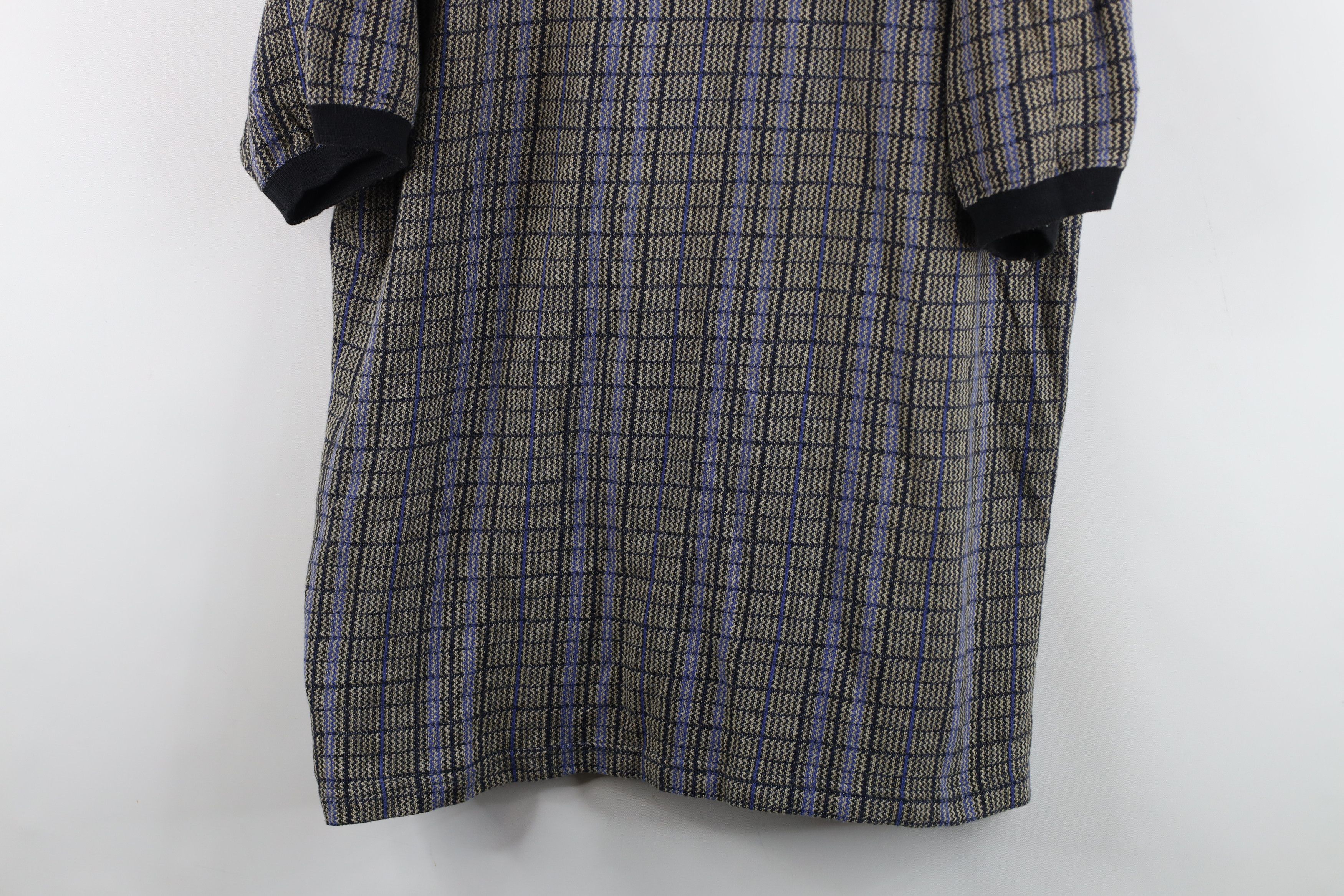Pierre Cardin Vintage 90s Pierre Cardin Wavy Knit Collared Golf Polo Shirt Size US L / EU 52-54 / 3 - 3 Thumbnail