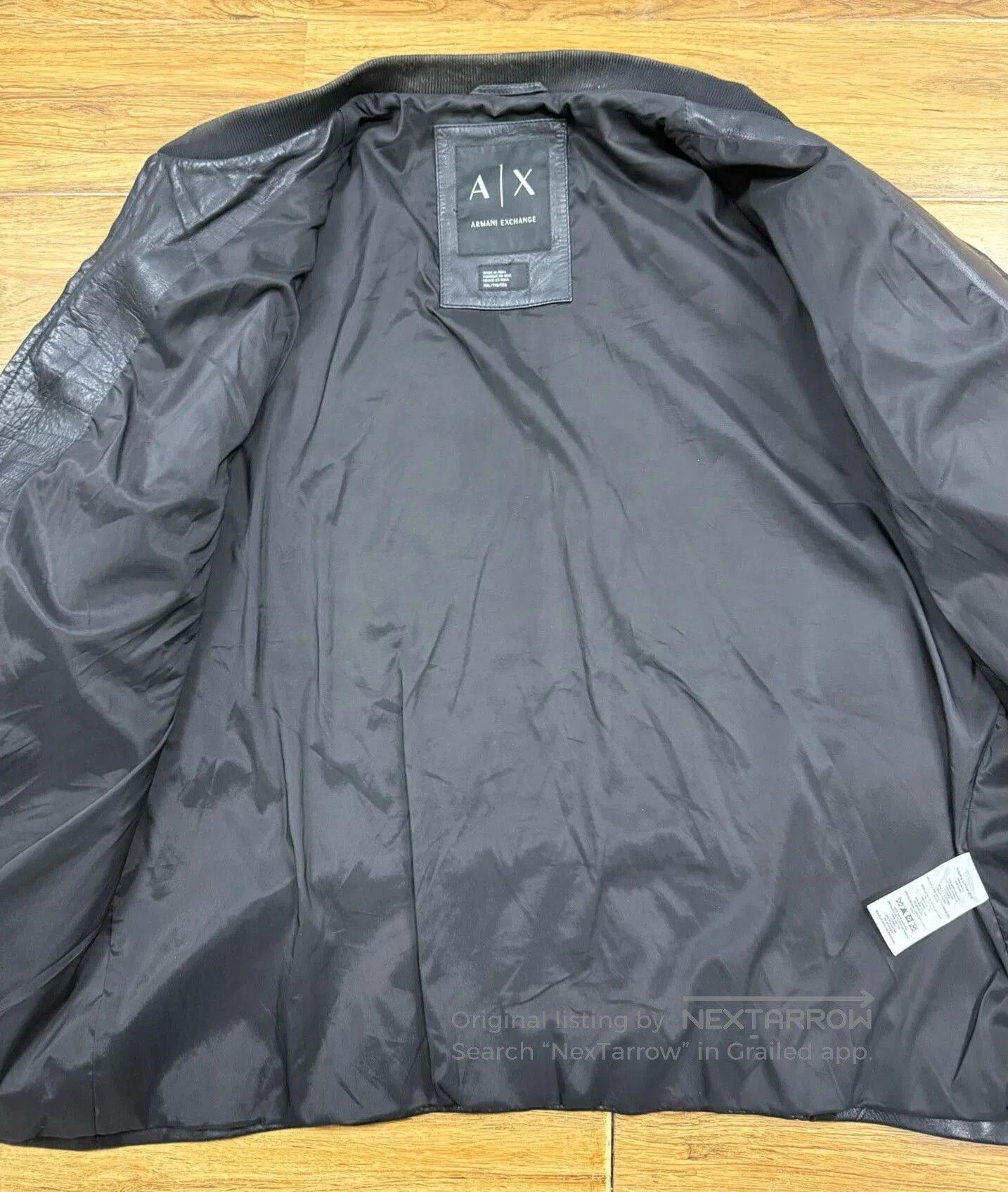Armani Exchange Armani Exchange Men's Leather Jacket. Size US XXL / EU 58 / 5 - 3 Thumbnail