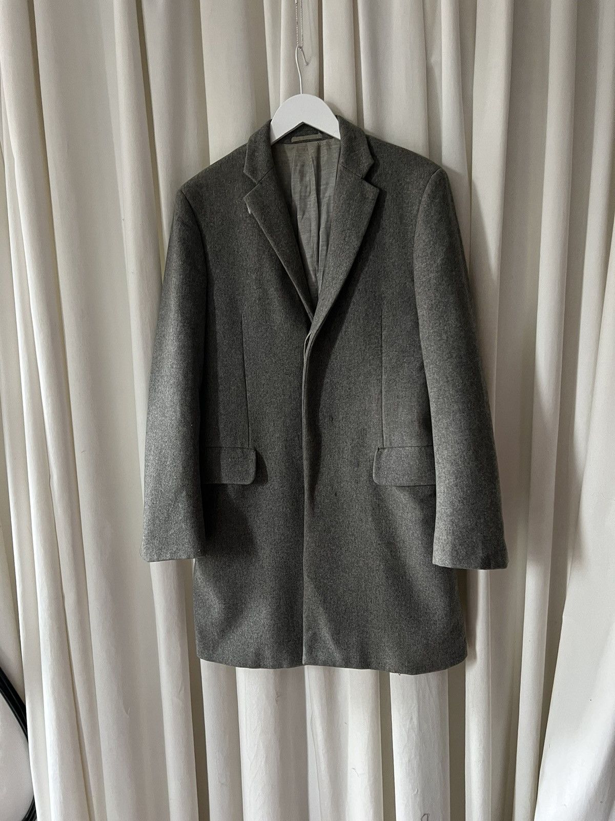 Jil Sander JIL SANDER Tailor Made Grey Wool Coat 48 M | Grailed