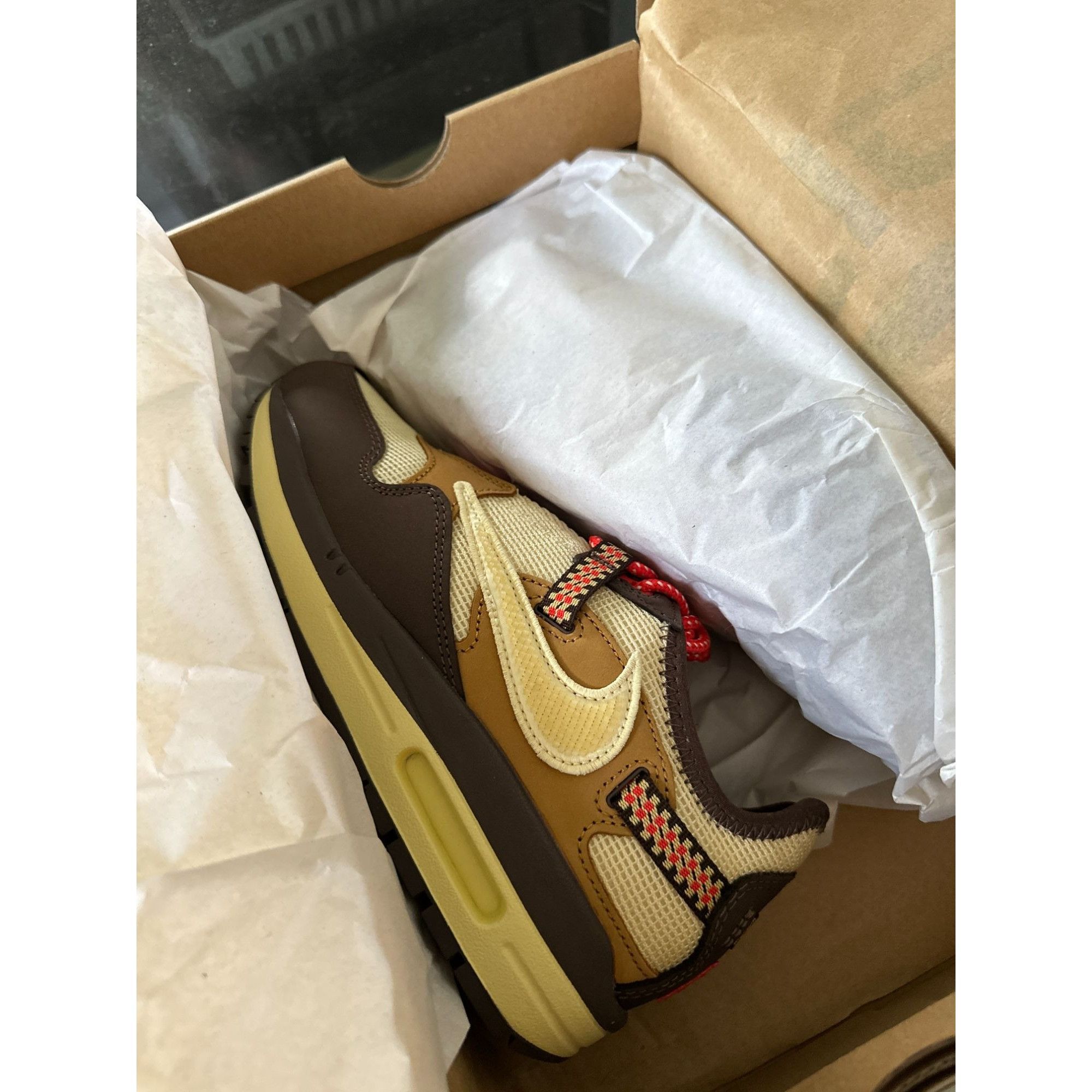 Nike × Travis Scott Nike Air Max 1 Travis Scott Cactus Jack Baroque Brown - US M Size US 5.5 / EU 38 - 12 Thumbnail