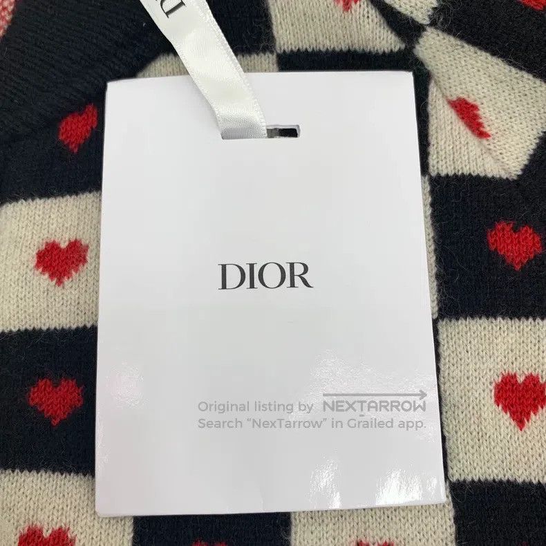 Dior Dior Colour block love plaid cashmere stand-up collar zipp Size XS / US 0-2 / IT 36-38 - 6 Thumbnail
