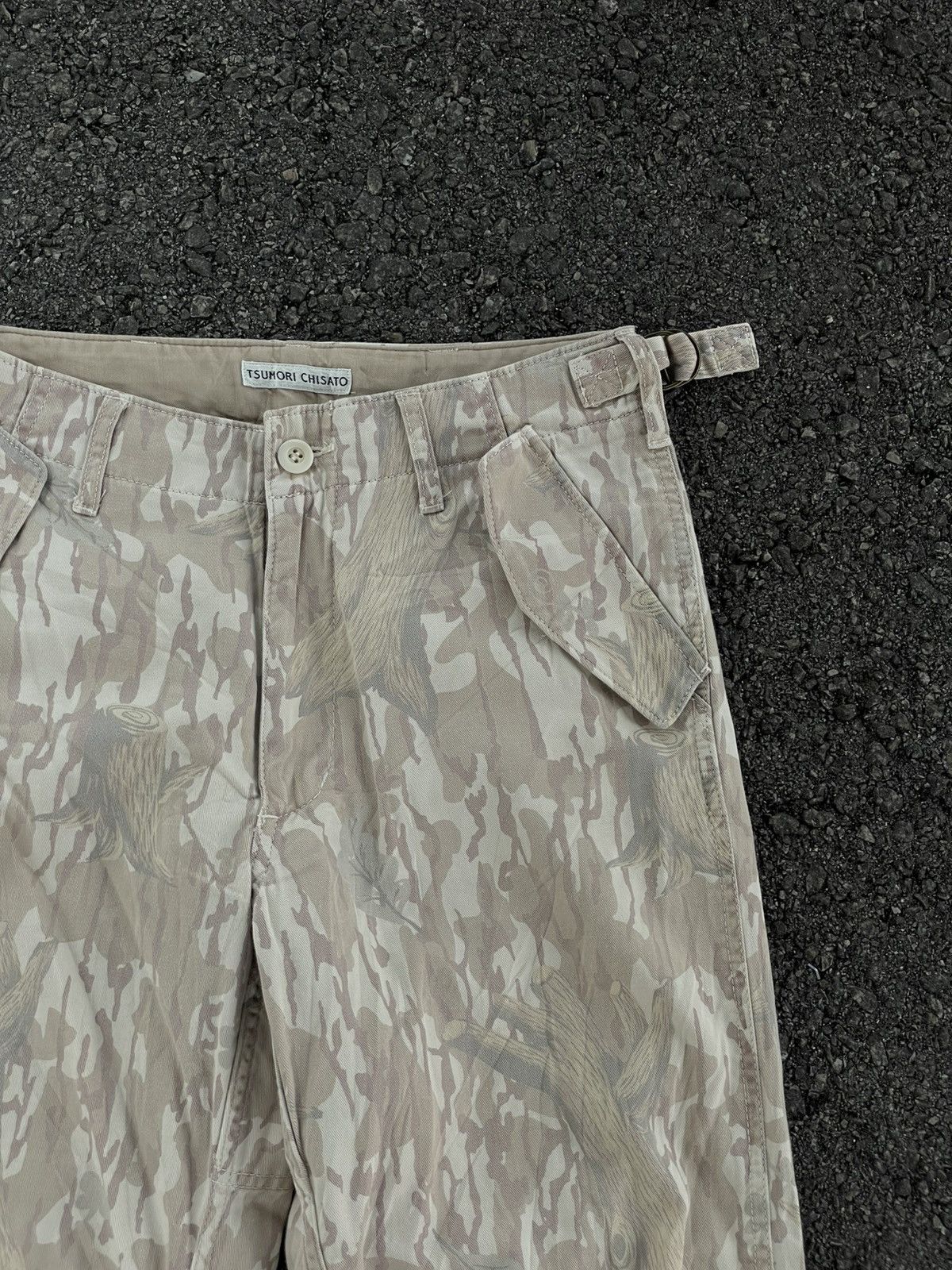 Wood Pattern Loose Pant