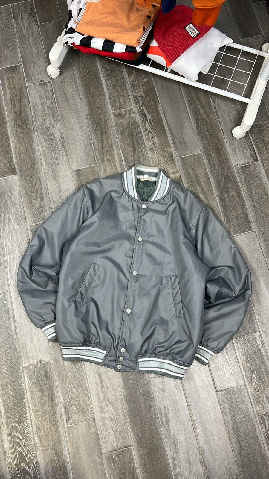 Japanese Brand × Vintage Vintage M1 style Hype bomber Philadelphia pm Size US M / EU 48-50 / 2 - 2 Thumbnail