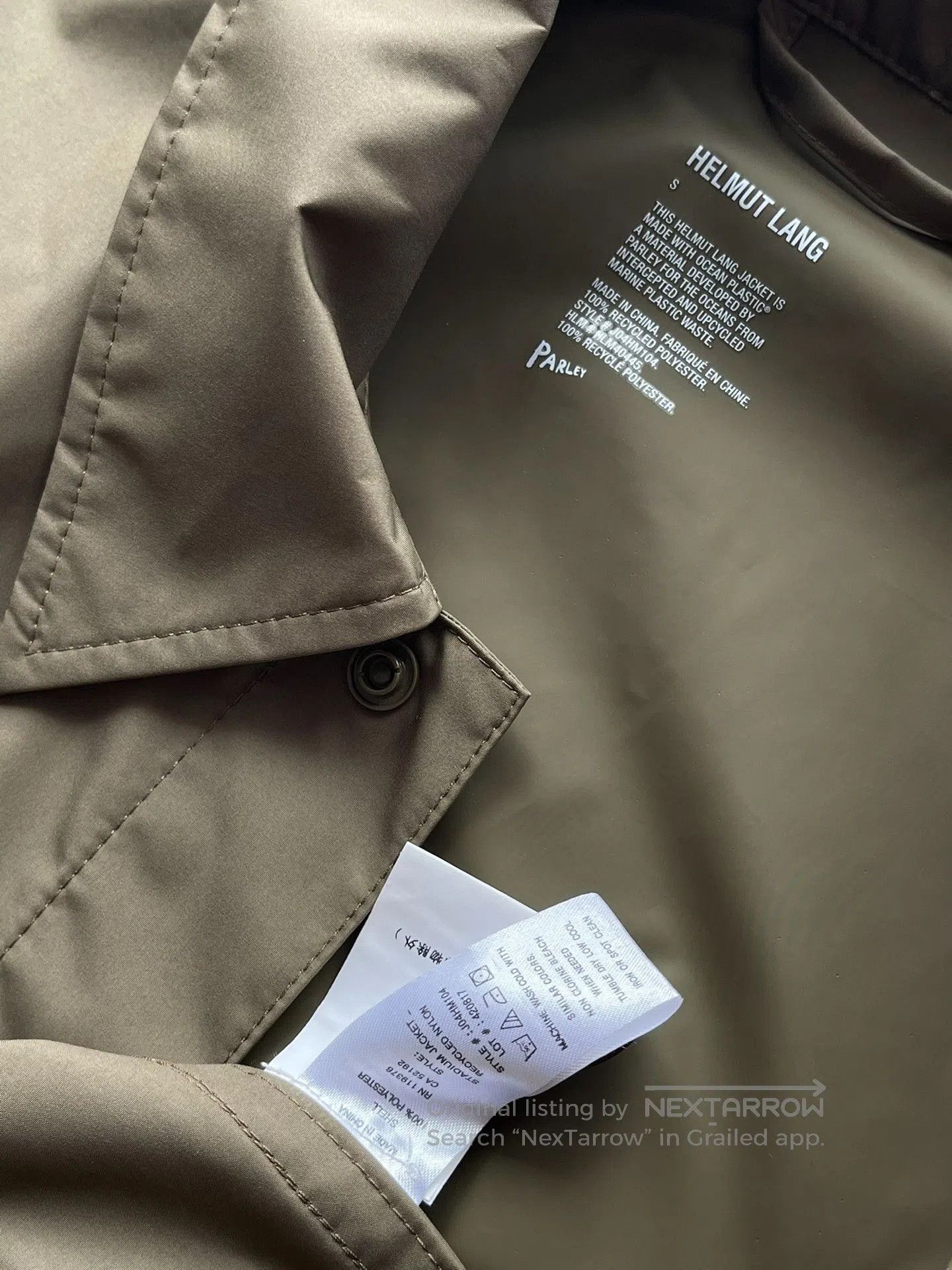 Helmut Lang Helmut Lang Waterproof Coach Jacket. Size US S / EU 44-46 / 1 - 4 Thumbnail